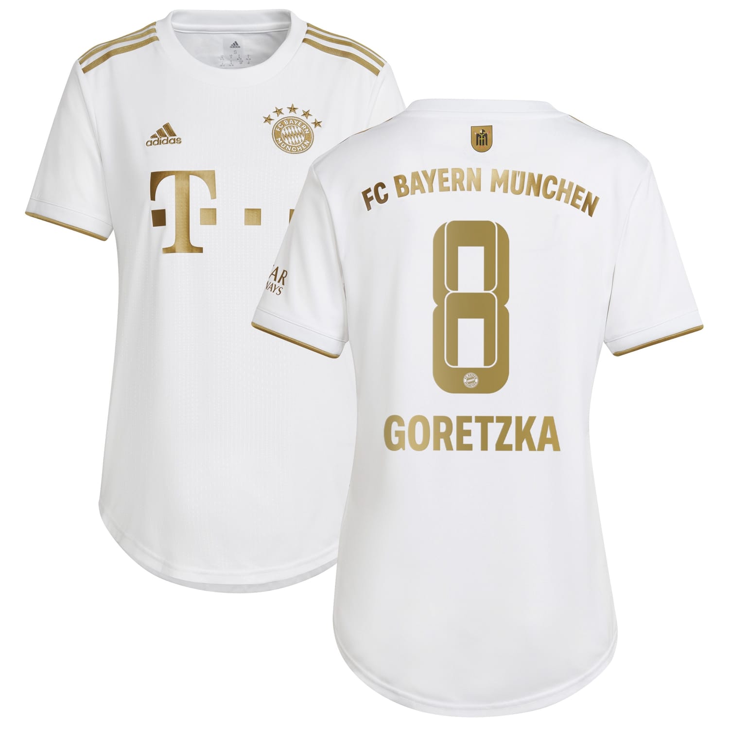Bundesliga Bayern Munich Away Jersey Shirt 2022-23 player Leon Goretzka 8 printing for Women