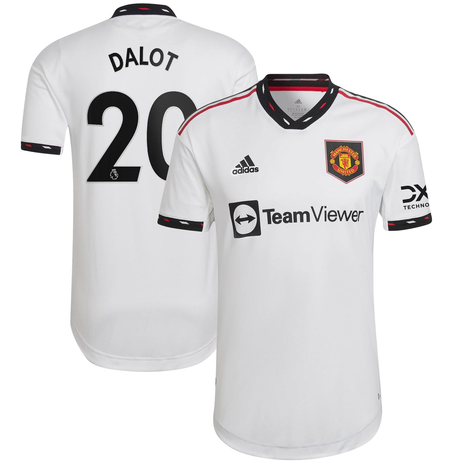 Premier League Manchester United Away Authentic Jersey Shirt 2022-23 player Diogo Dalot 20 printing for Men