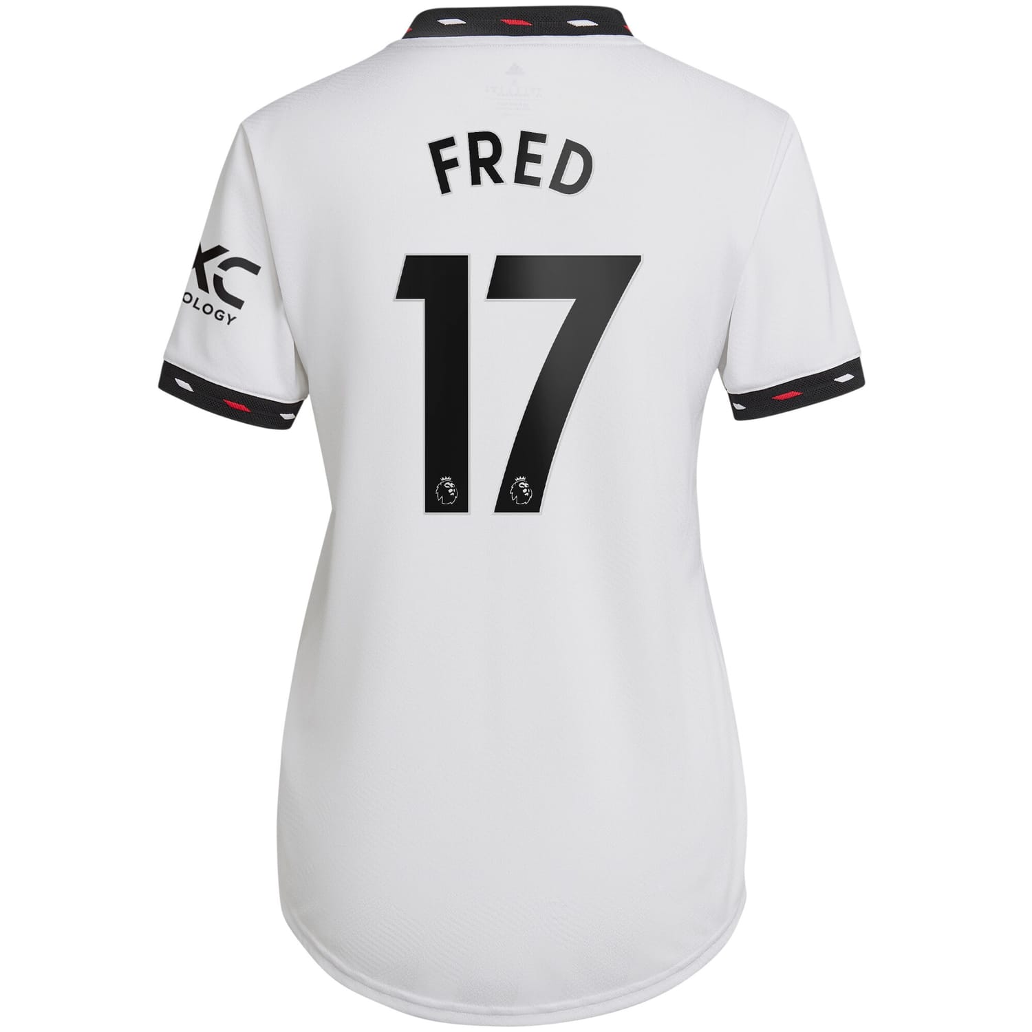Premier League Manchester United Away Authentic Jersey Shirt 2022-23 player Fred 17 printing for Women