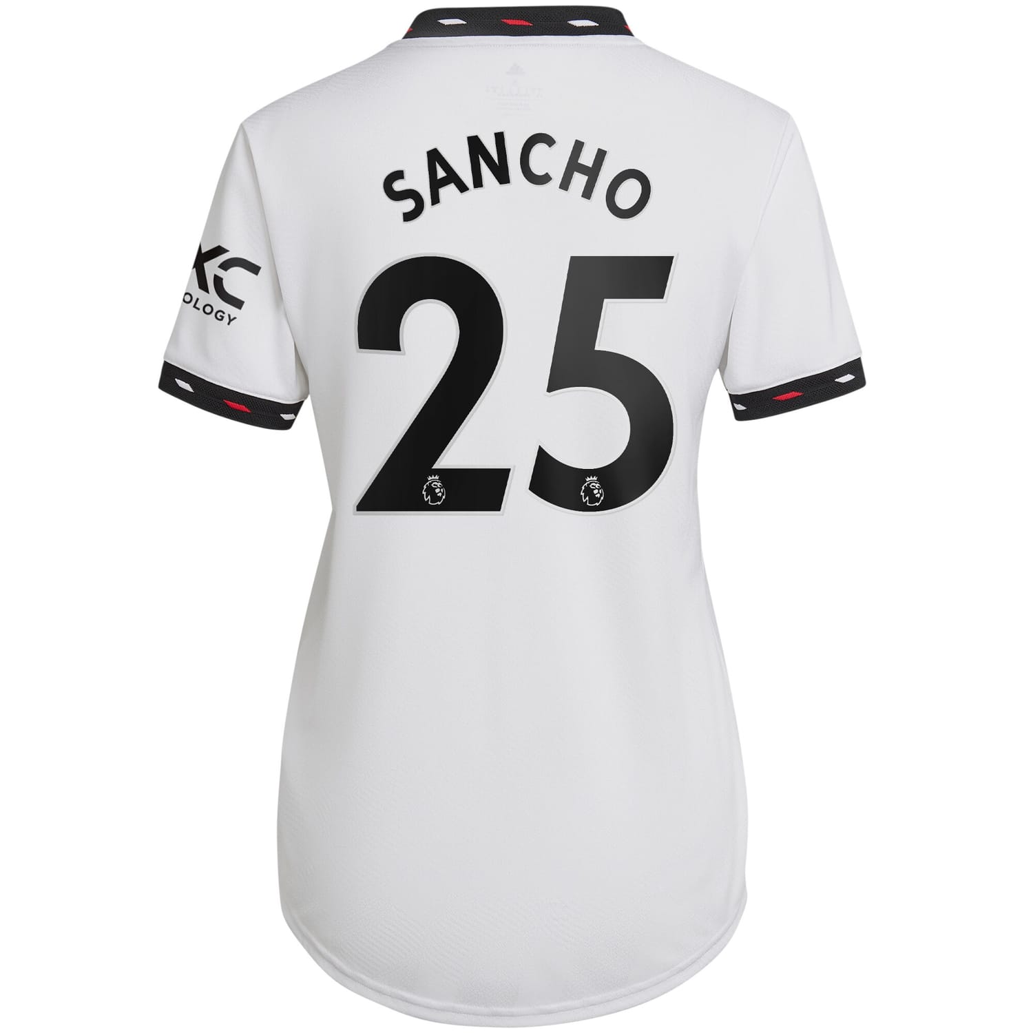 Premier League Manchester United Away Authentic Jersey Shirt 2022-23 player Jadon Sancho 25 printing for Women