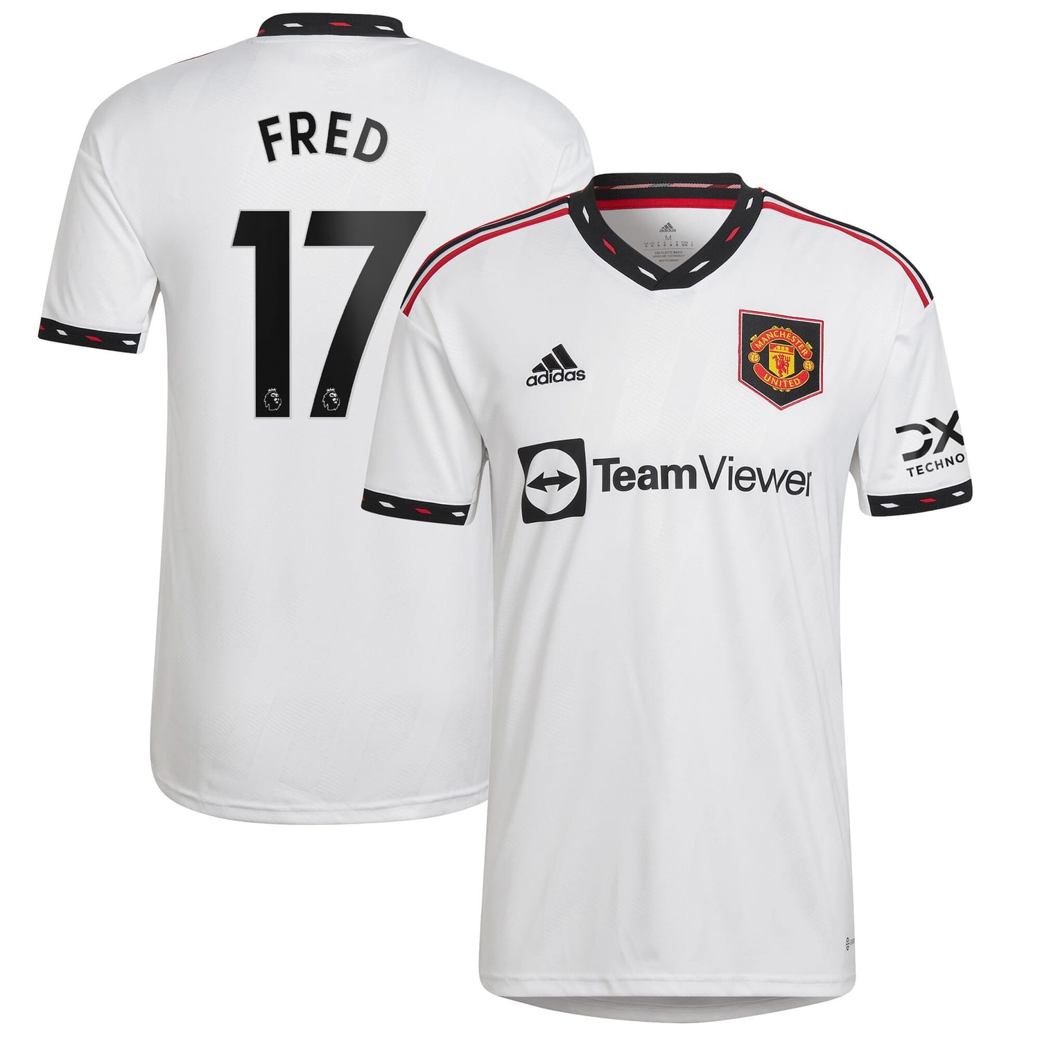 Premier League Manchester United Away Jersey Shirt 2022-23 player Fred 17 printing for Men