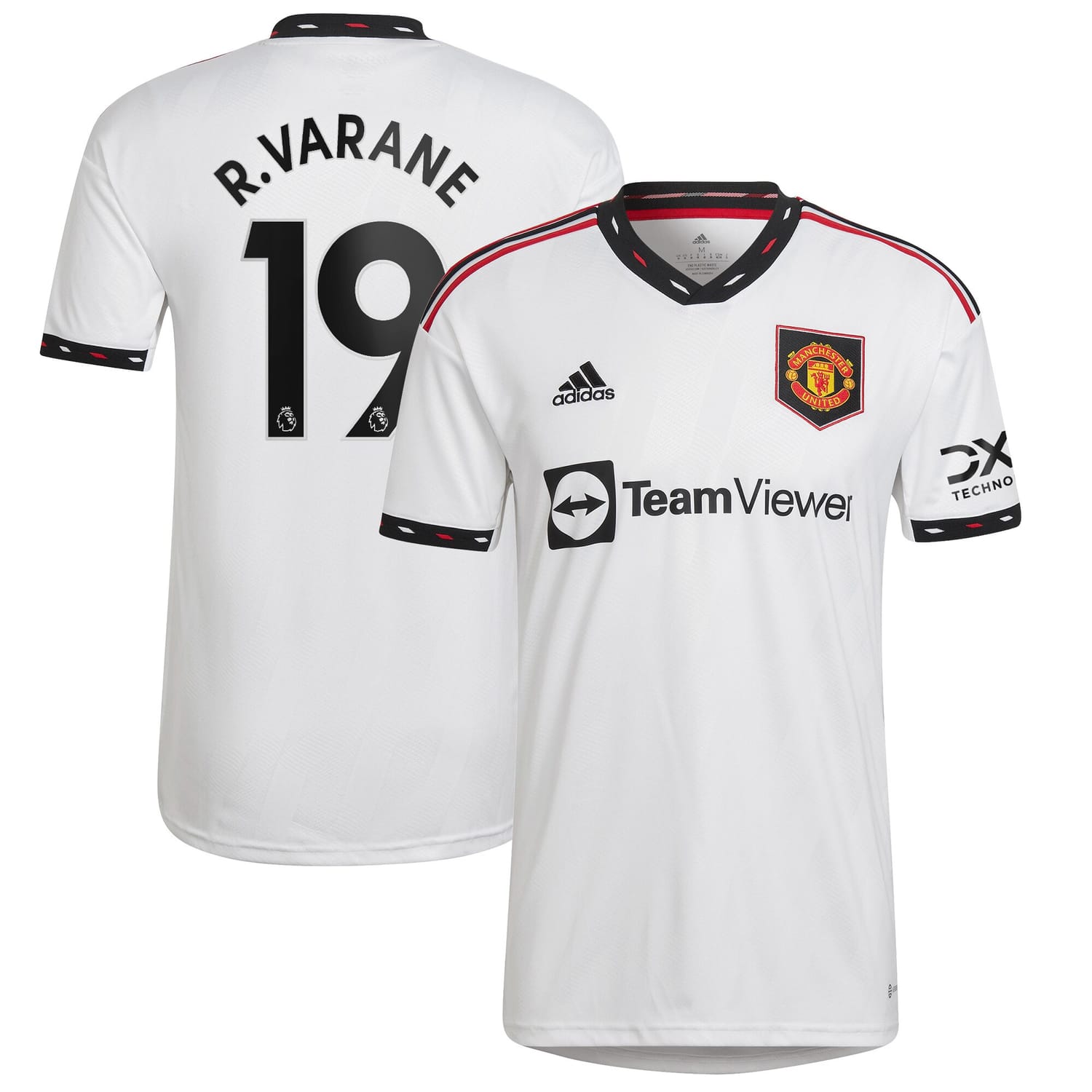 Premier League Manchester United Away Jersey Shirt 2022-23 player Raphael Varane 19 printing for Men