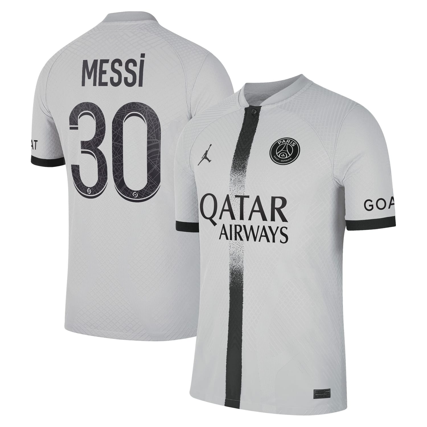 Ligue 1 Paris Saint-Germain Away Authentic Jersey Shirt 2022-23 player Lionel Messi 30 printing for Men