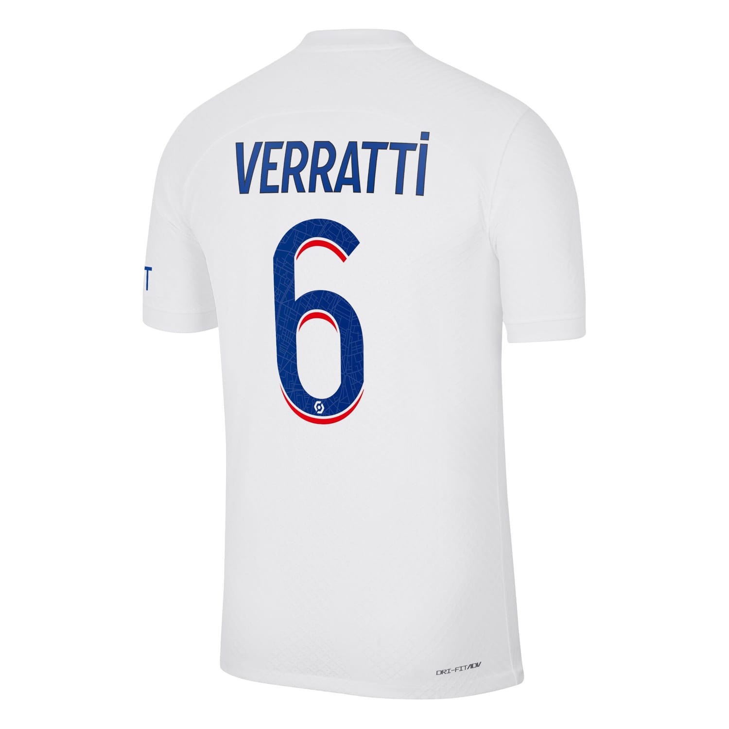 Ligue 1 Paris Saint-Germain Third Authentic Jersey Shirt 2022-23 player Marco Verratti 6 printing for Men