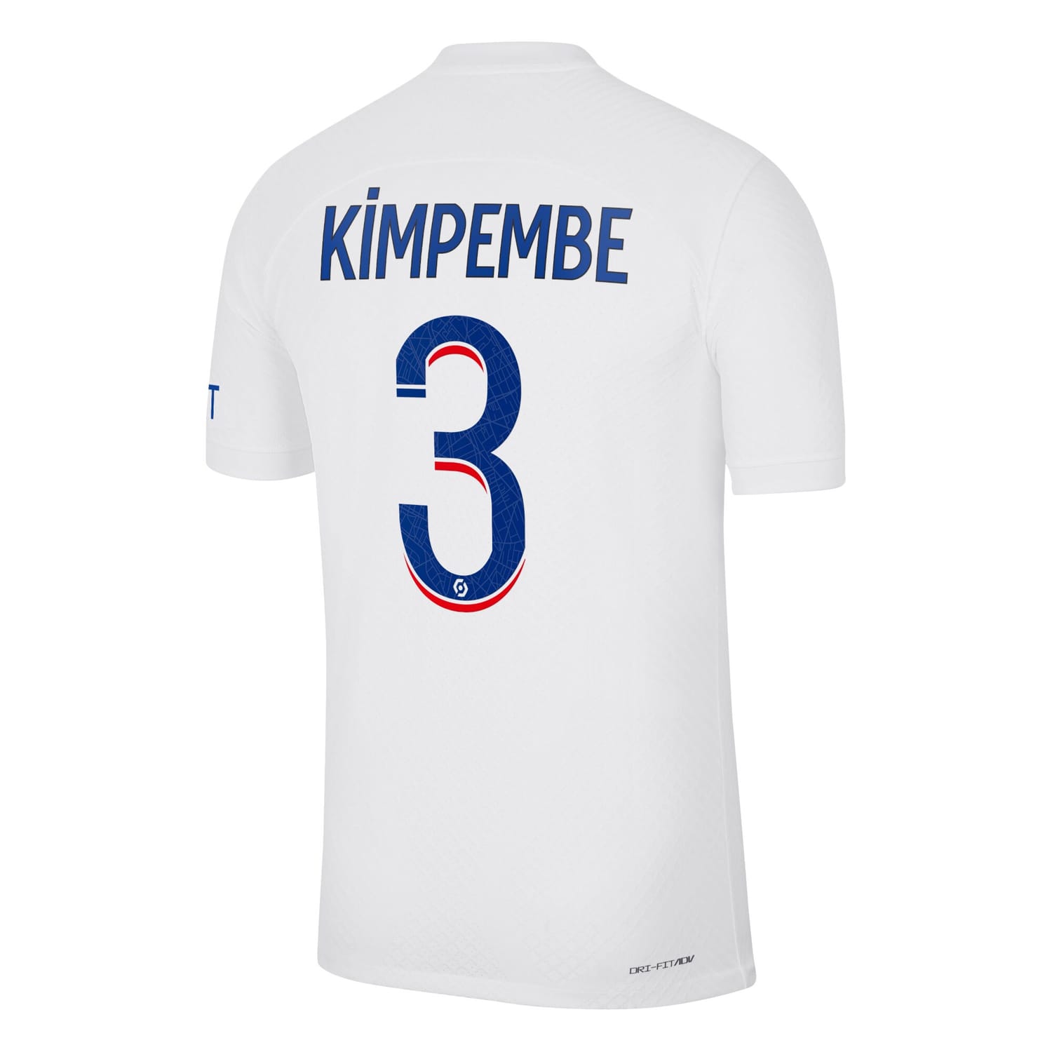 Ligue 1 Paris Saint-Germain Third Authentic Jersey Shirt 2022-23 player Presnel Kimpembe 3 printing for Men
