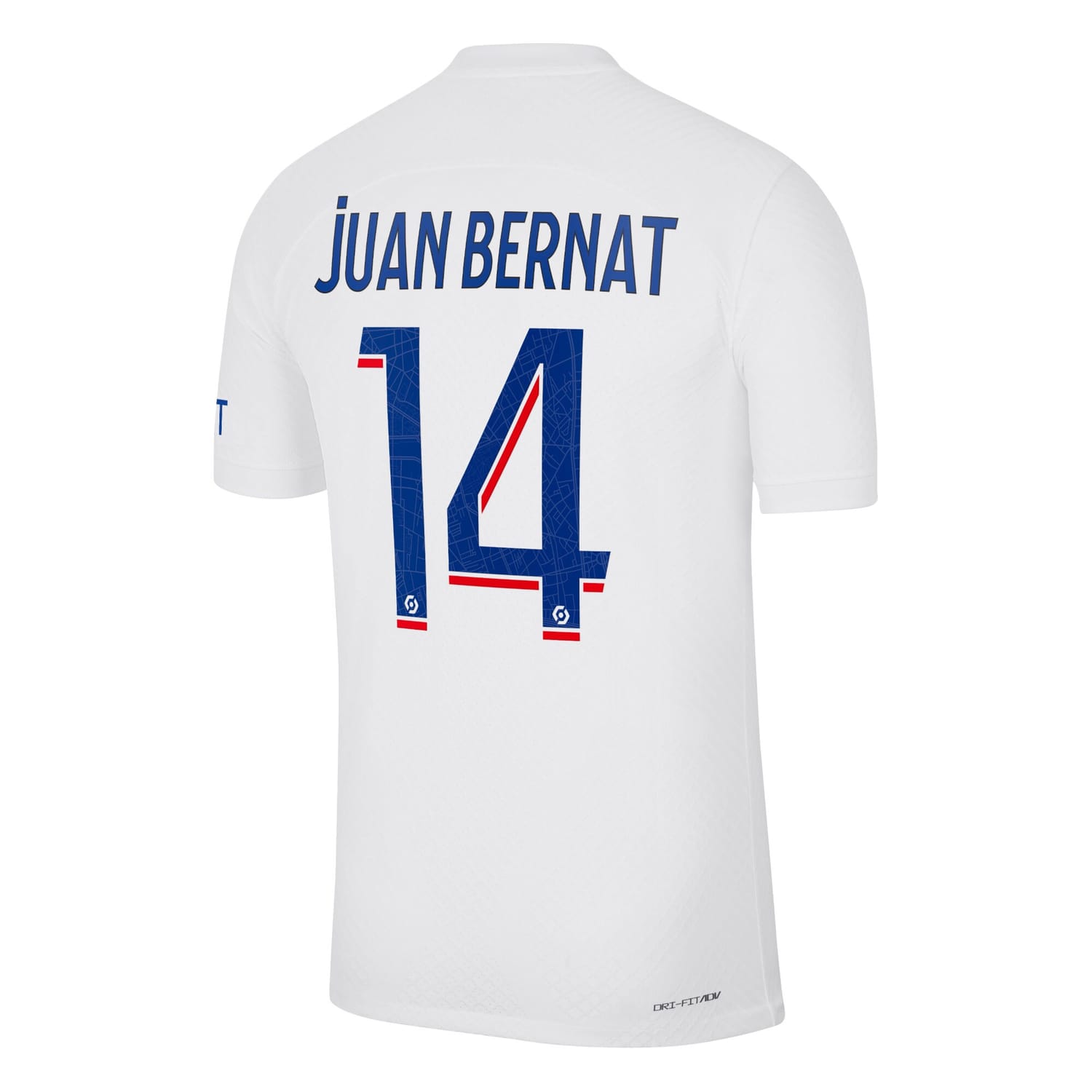 Ligue 1 Paris Saint-Germain Third Authentic Jersey Shirt 2022-23 player Juan Bernat 14 printing for Men
