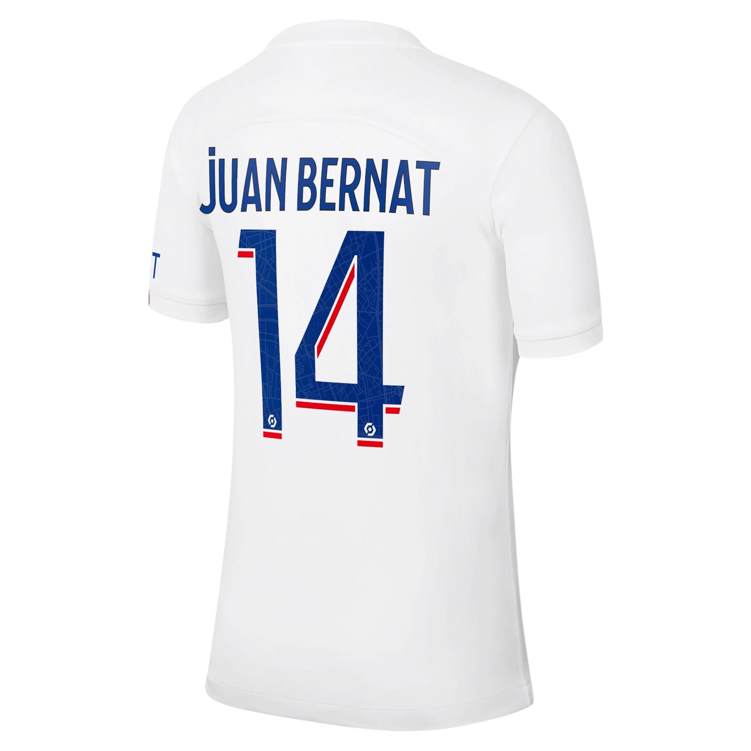 Ligue 1 Paris Saint-Germain Third Jersey Shirt 2022-23 player Juan Bernat 14 printing for Men