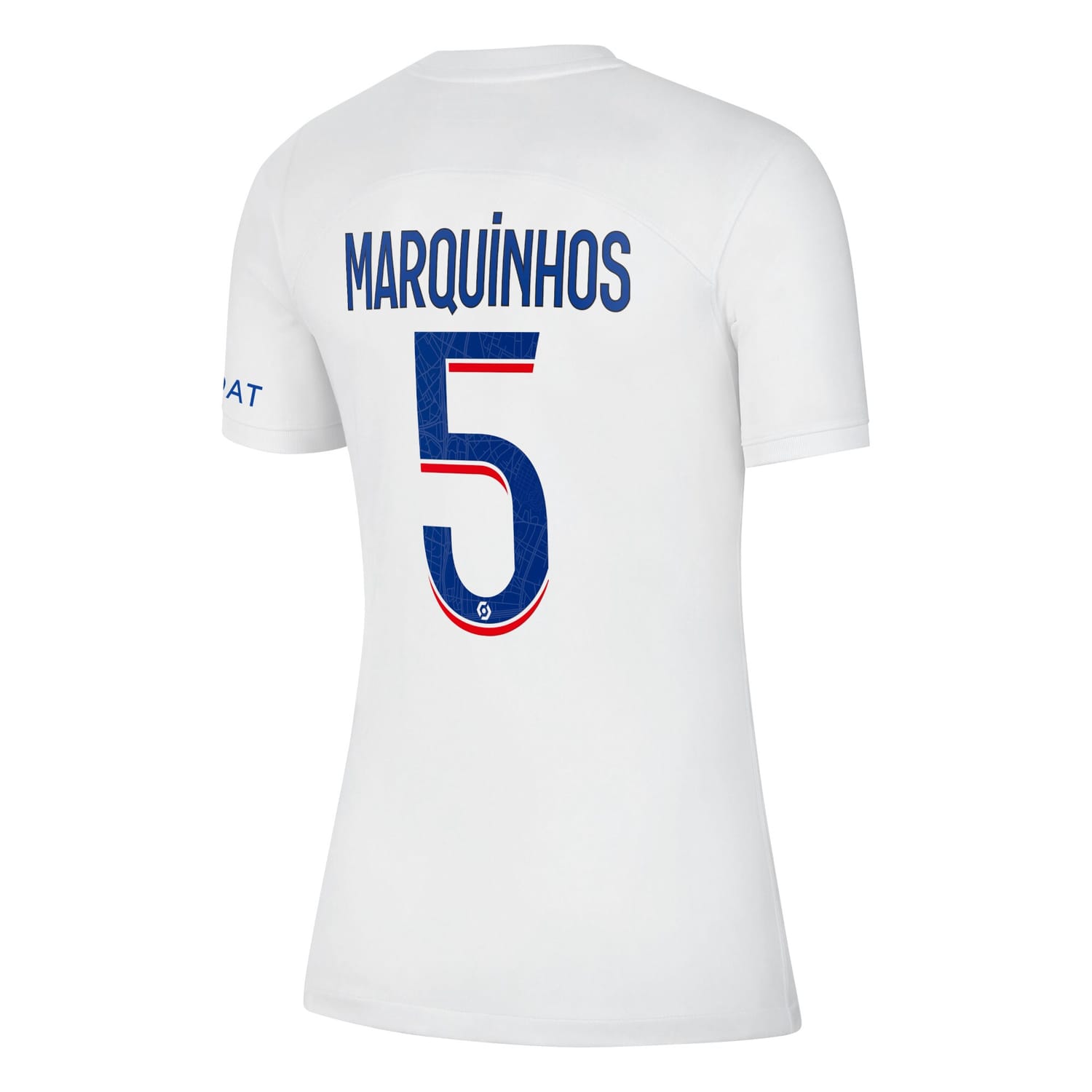Ligue 1 Paris Saint-Germain Third Jersey Shirt 2022-23 player Marquinhos 5 printing for Women
