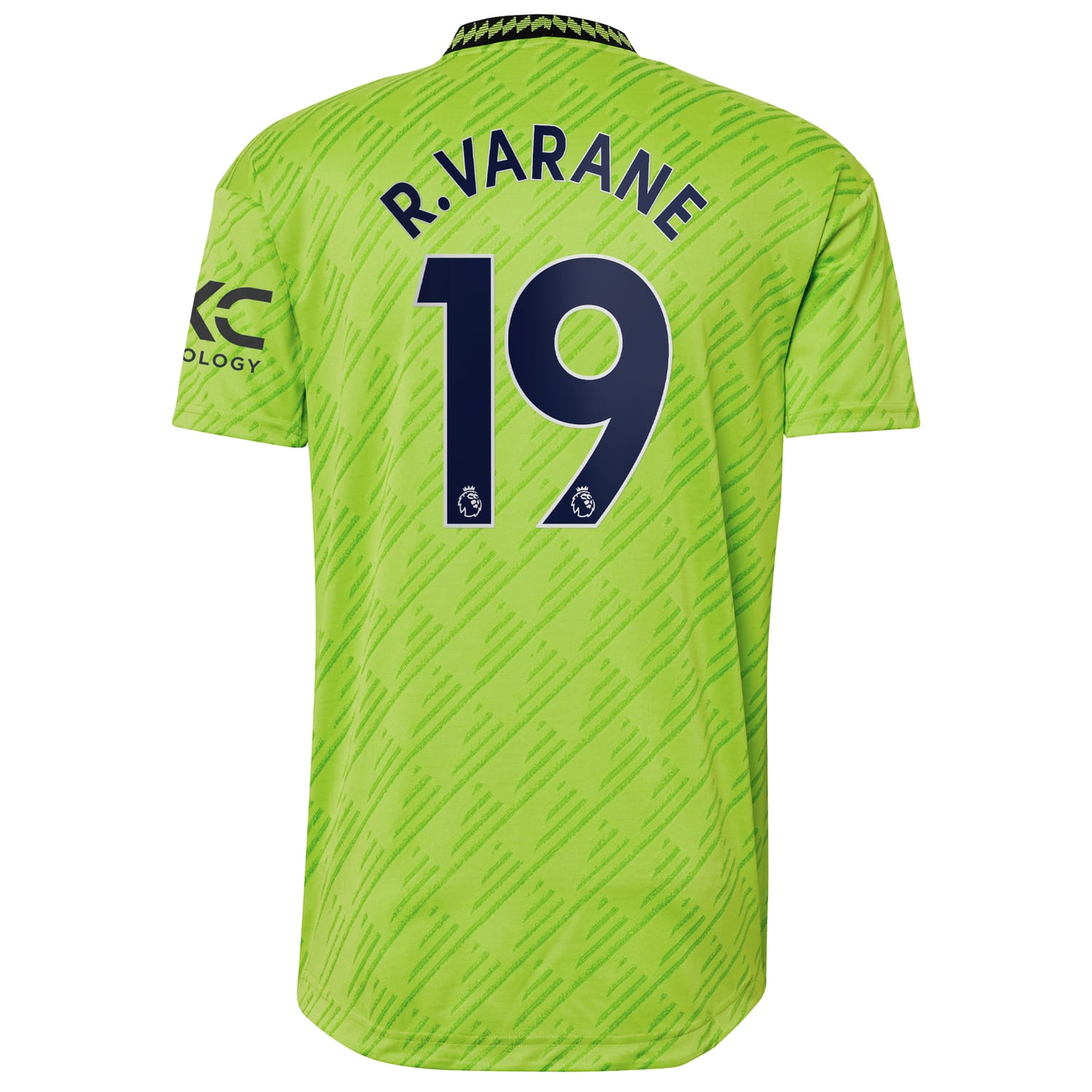 Premier League Manchester United Third Authentic Jersey Shirt 2022-23 player Raphael Varane 19 printing for Men