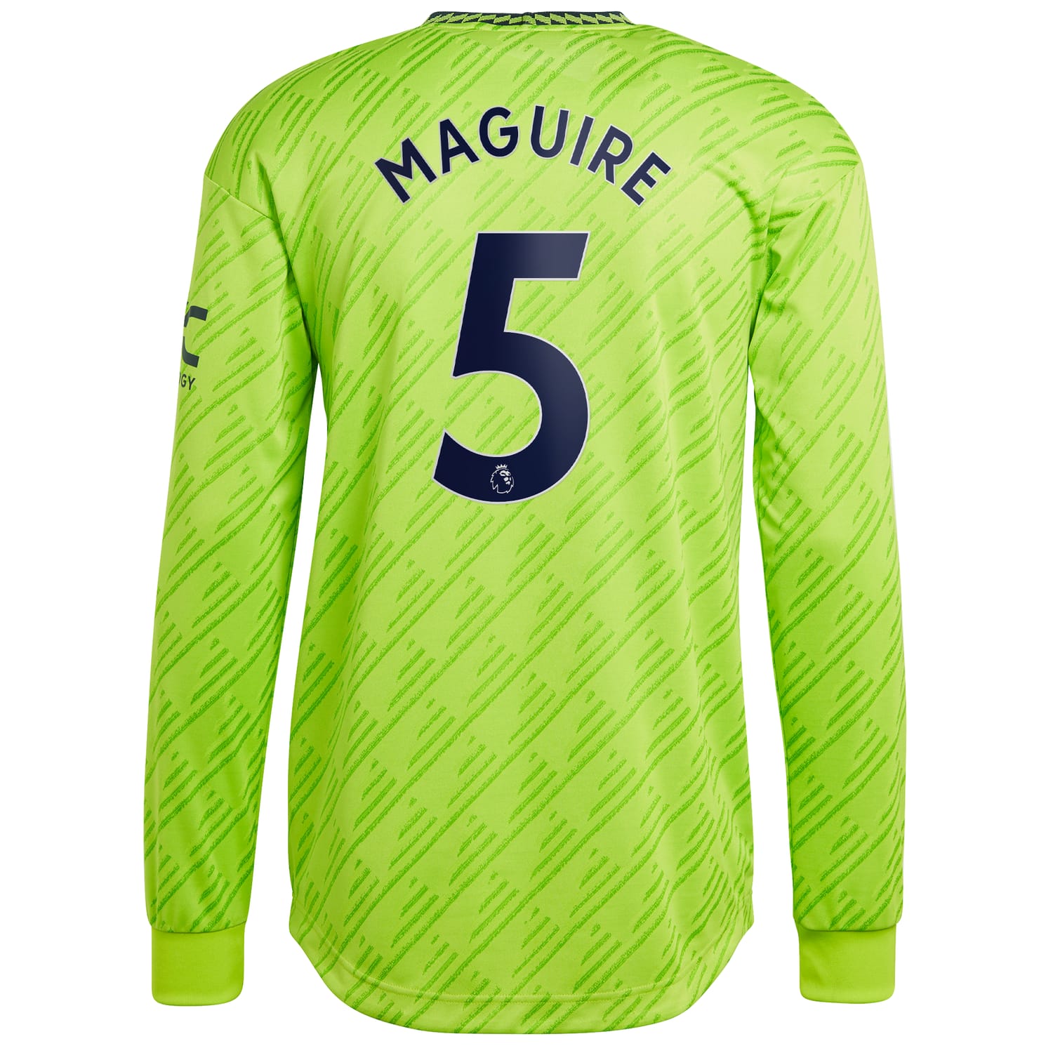 Premier League Manchester United Third Authentic Jersey Shirt Long Sleeve 2022-23 player Harry Maguire 5 printing for Men