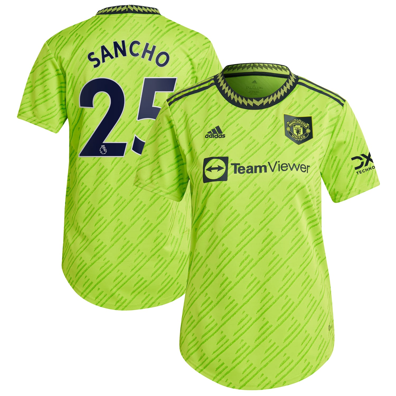 Premier League Manchester United Third Authentic Jersey Shirt 2022-23 player Jadon Sancho 25 printing for Women