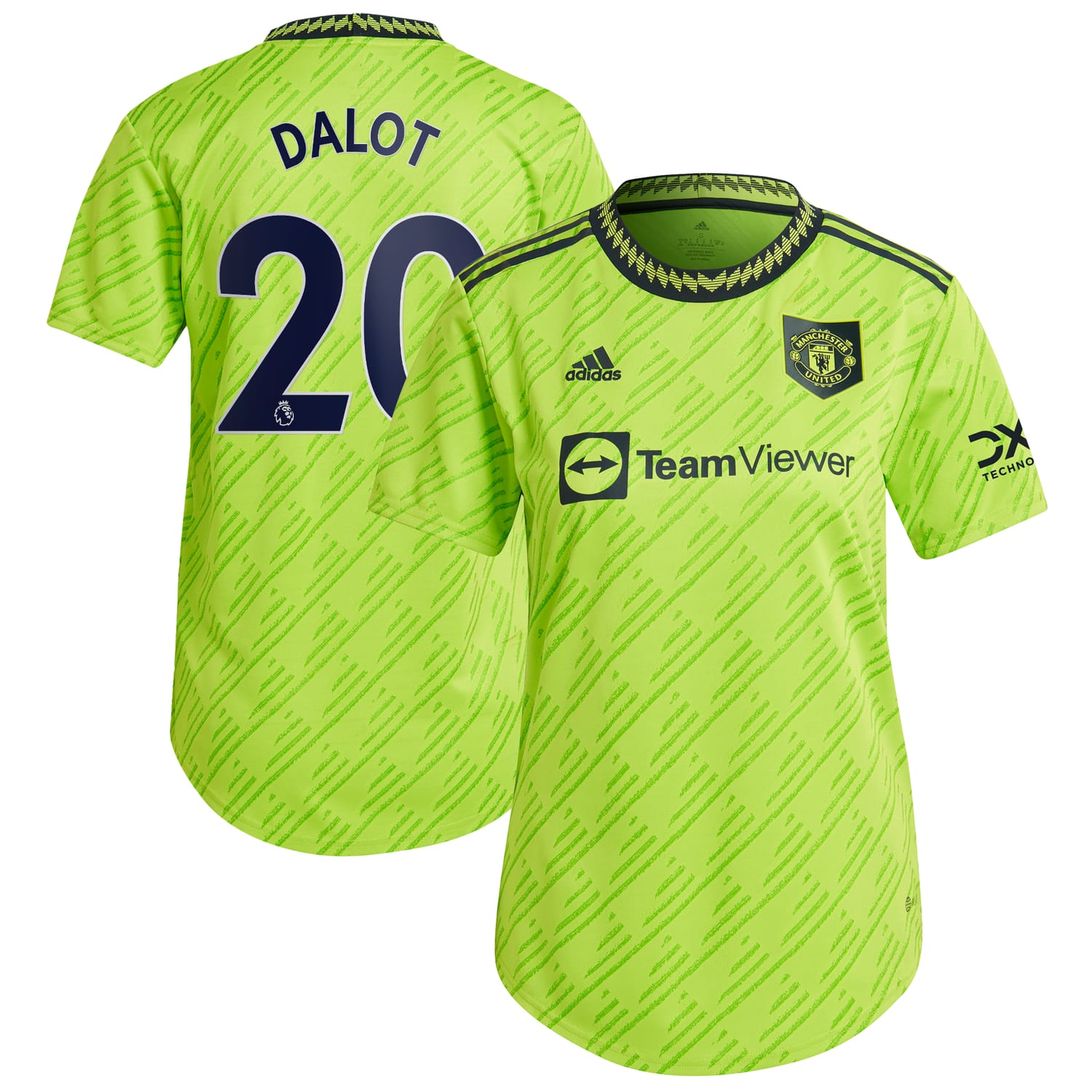 Premier League Manchester United Third Authentic Jersey Shirt 2022-23 player Diogo Dalot 20 printing for Women
