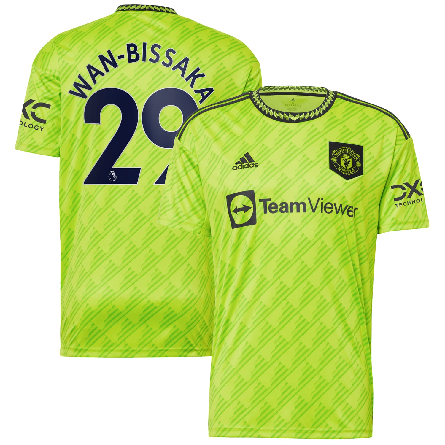 Premier League Manchester United Third Jersey Shirt 2022-23 player Aaron Wan-Bissaka 29 printing for Men