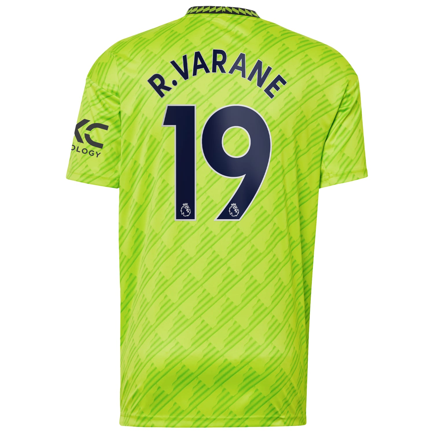 Premier League Manchester United Third Jersey Shirt 2022-23 player Raphael Varane 19 printing for Men