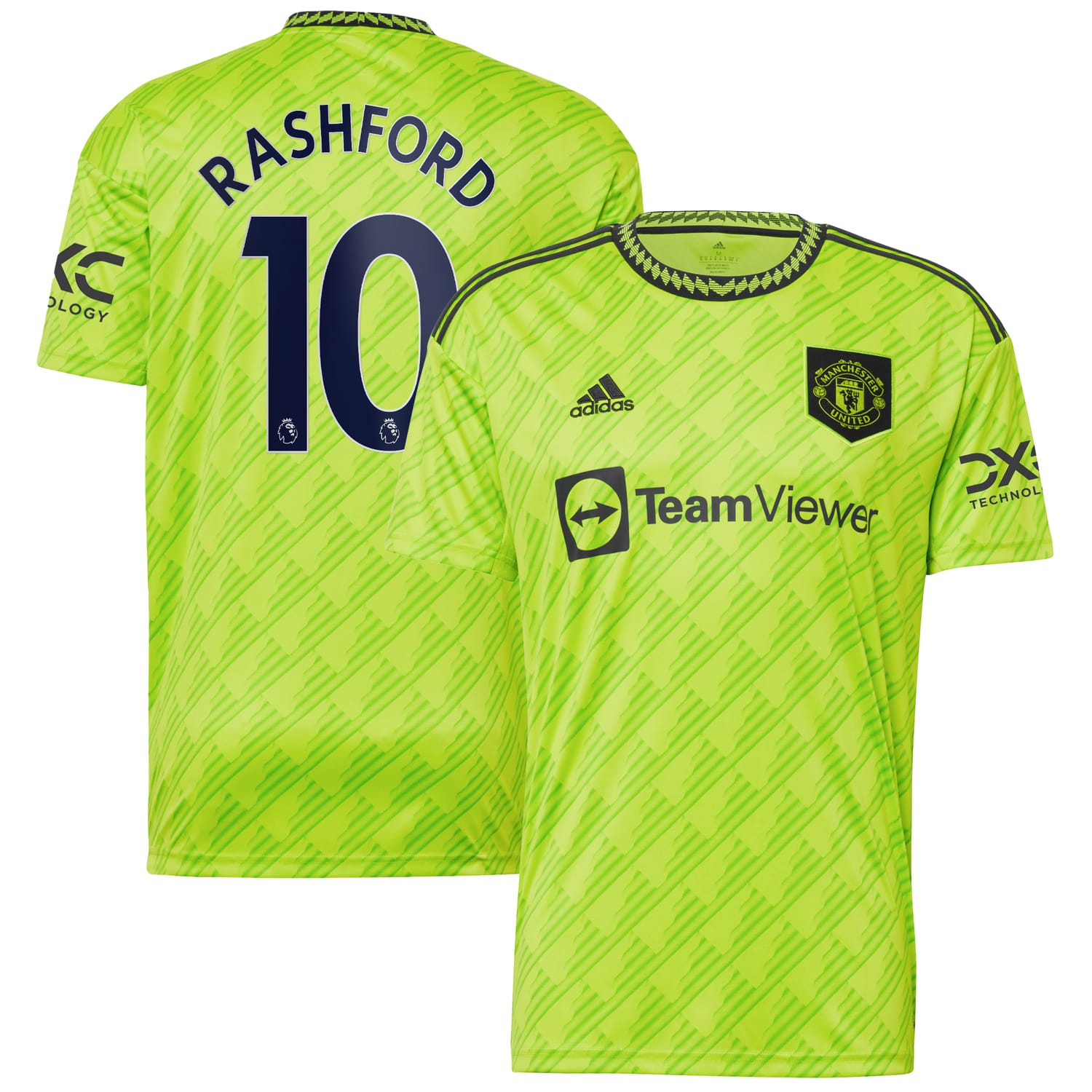 Premier League Manchester United Third Jersey Shirt 2022-23 player Marcus Rashford 10 printing for Men