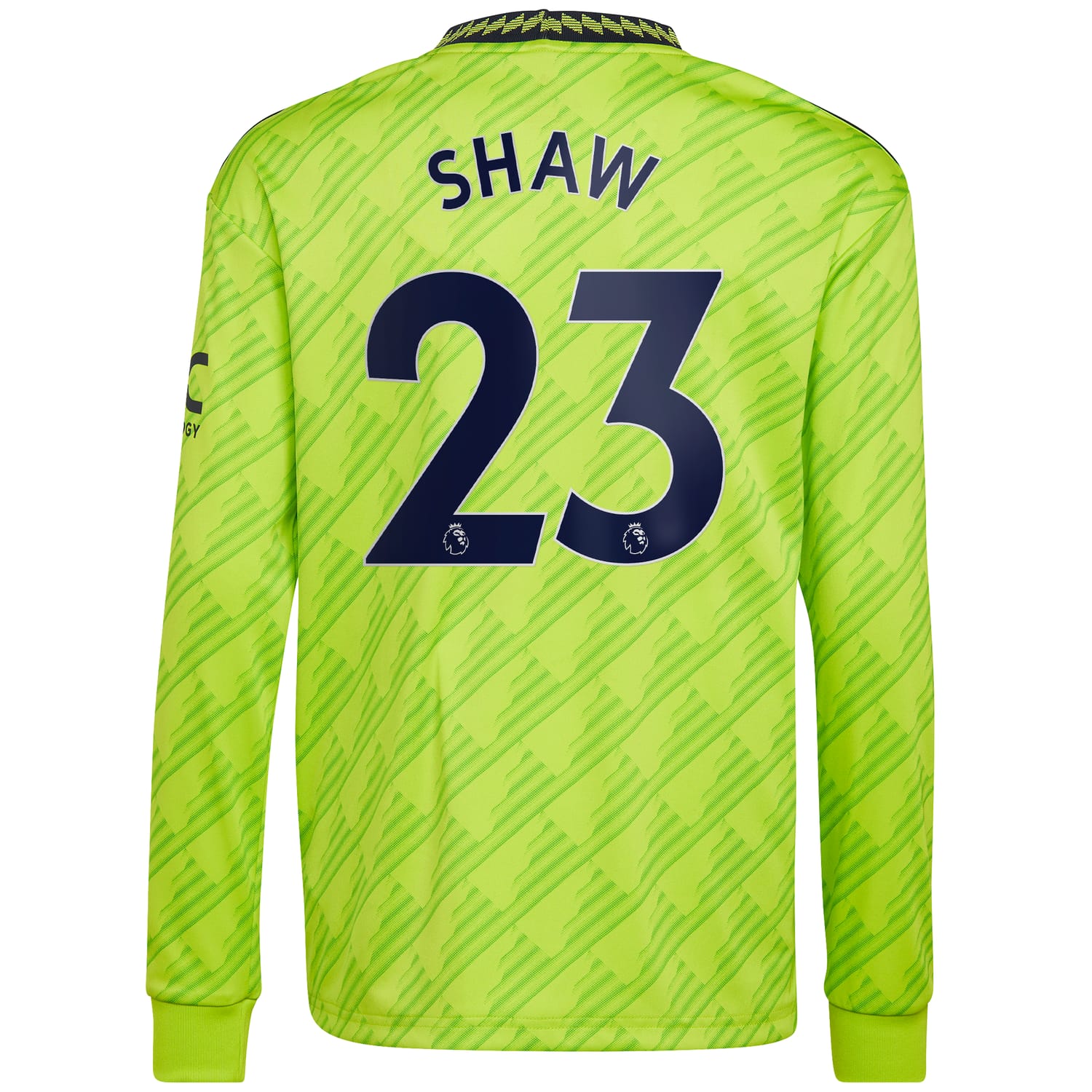 Premier League Manchester United Third Jersey Shirt Long Sleeve 2022-23 player Luke Shaw 23 printing for Men