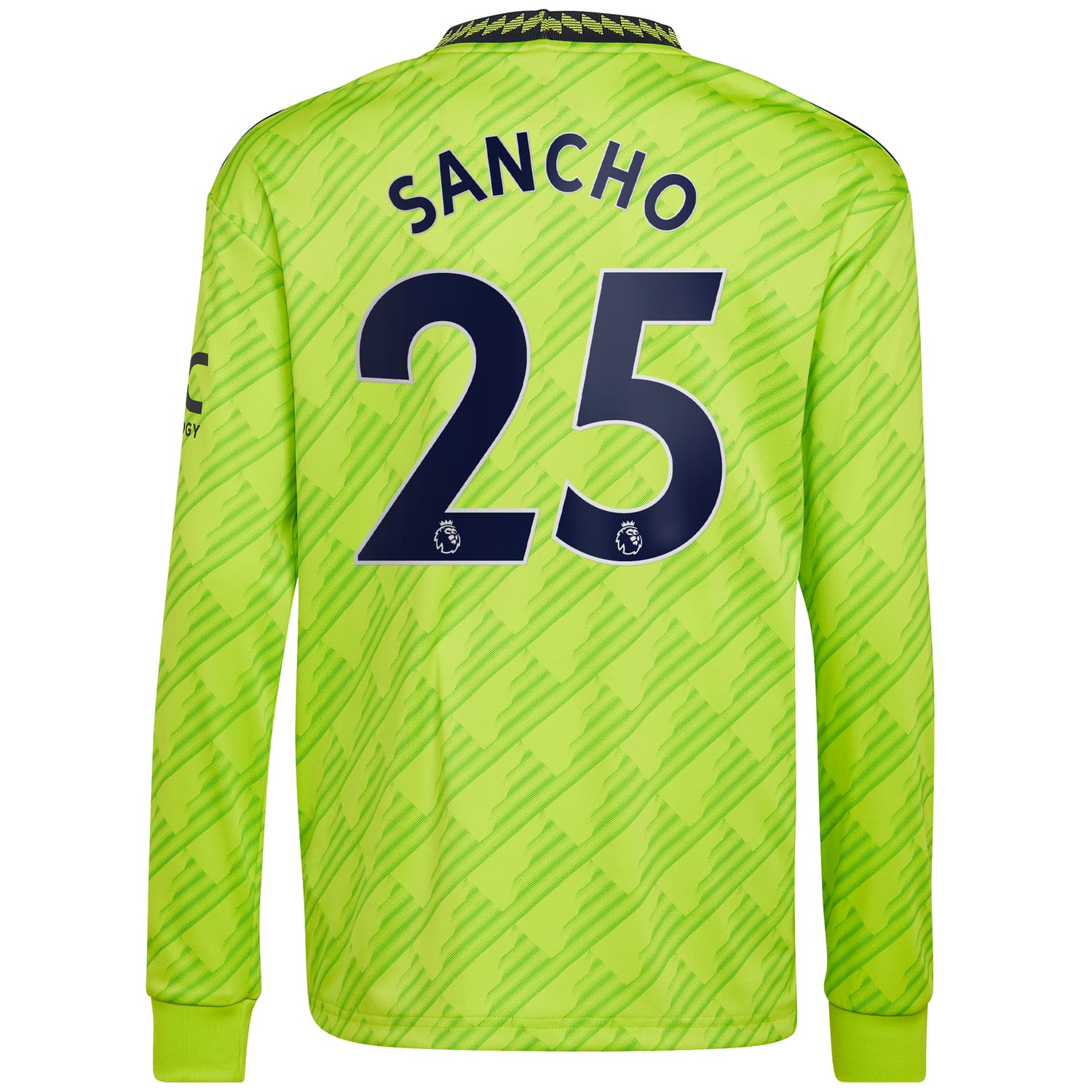 Premier League Manchester United Third Jersey Shirt Long Sleeve 2022-23 player Jadon Sancho 25 printing for Men
