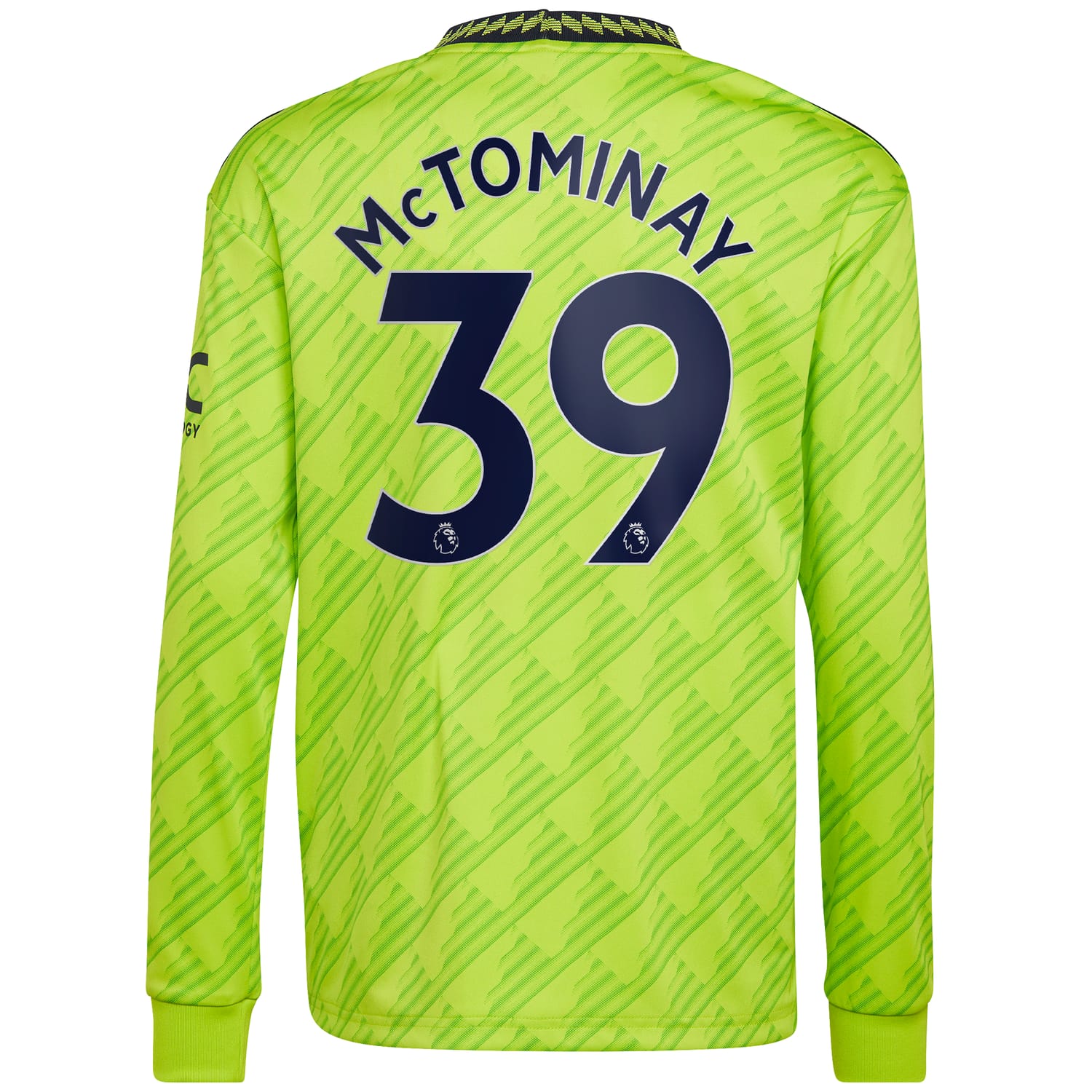 Premier League Manchester United Third Jersey Shirt Long Sleeve 2022-23 player Scott McTominay 39 printing for Men