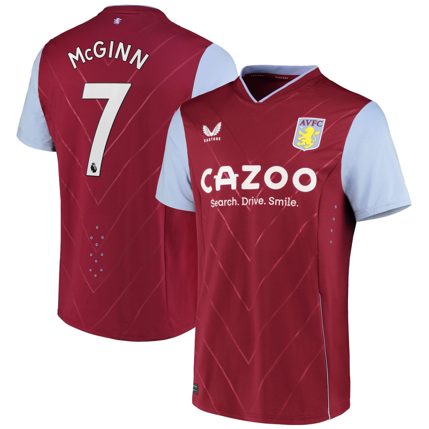 Premier League Ast. Villa Home Pro Jersey Shirt 2022-23 player John McGinn 7 printing for Men