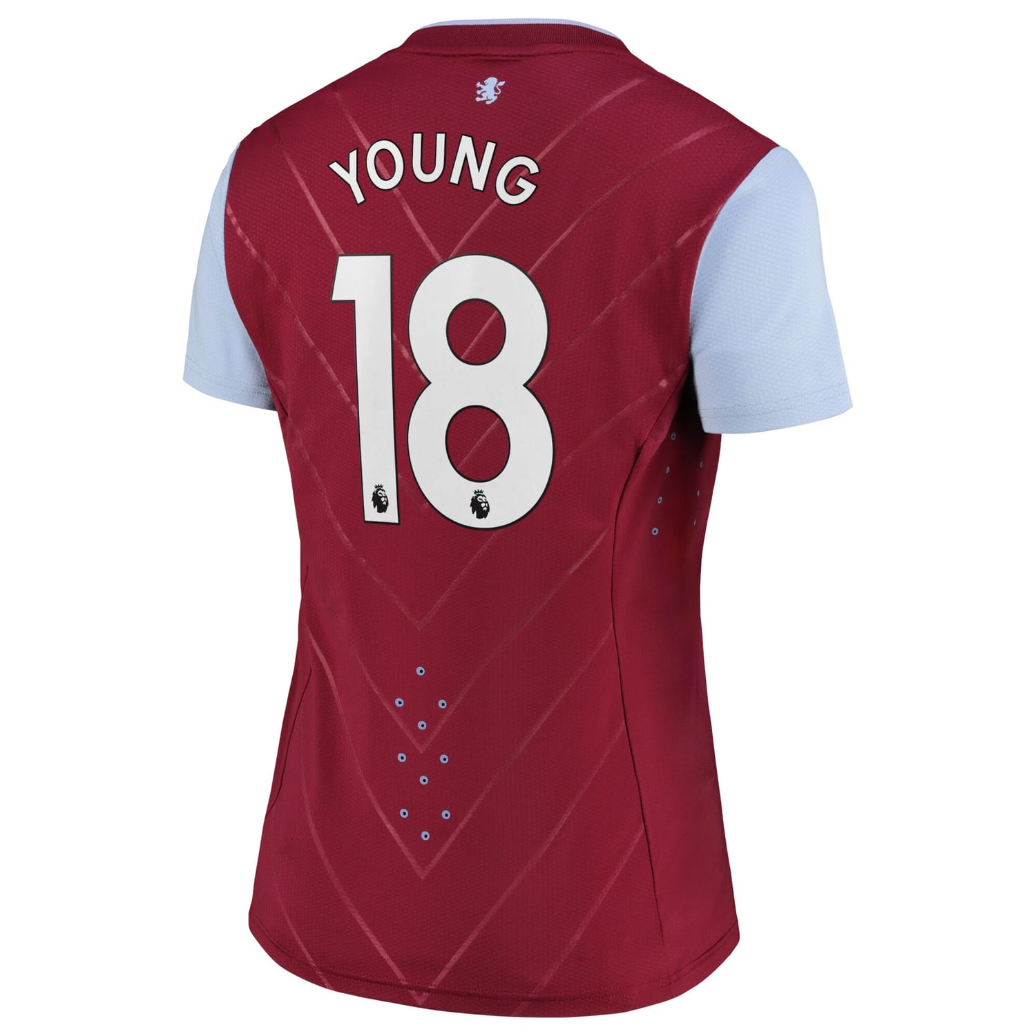 Premier League Ast. Villa Home Pro Jersey Shirt 2022-23 player Ashley Young 18 printing for Women