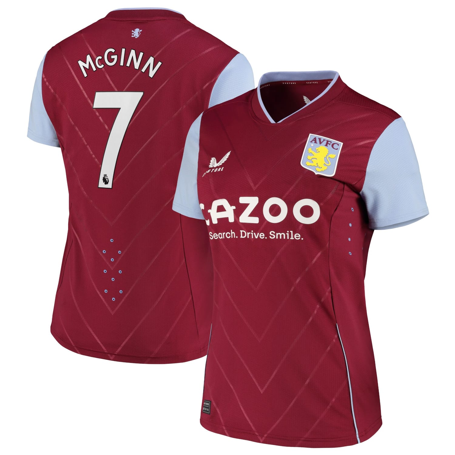 Premier League Ast. Villa Home Pro Jersey Shirt 2022-23 player John McGinn 7 printing for Women