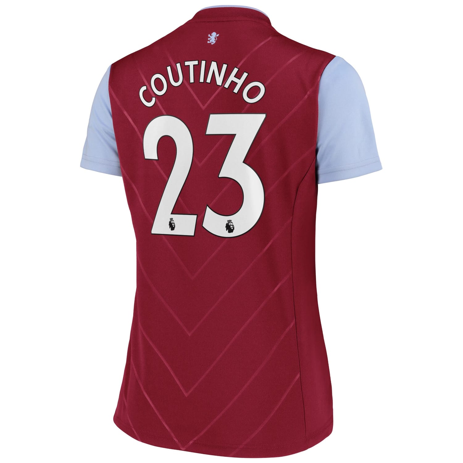 Premier League Ast. Villa Home Jersey Shirt 2022-23 player Philippe Coutinho 23 printing for Women