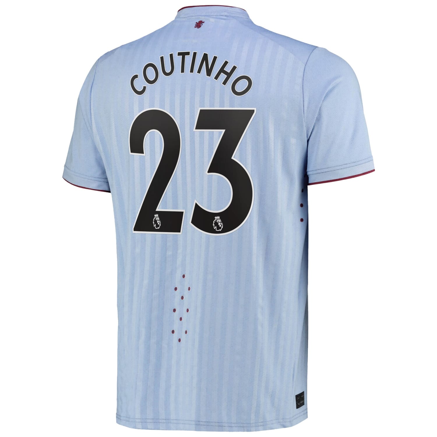 Premier League Ast. Villa Away Pro Jersey Shirt 2022-23 player Philippe Coutinho 23 printing for Men