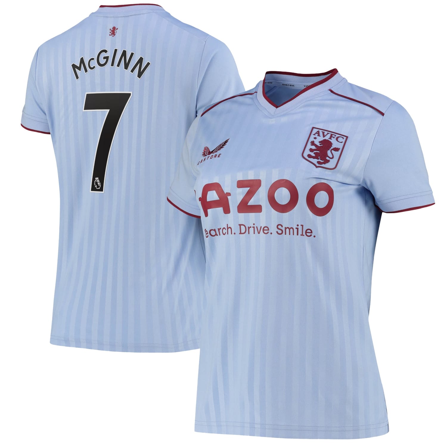 Premier League Ast. Villa Away Jersey Shirt 2022-23 player John McGinn 7 printing for Women