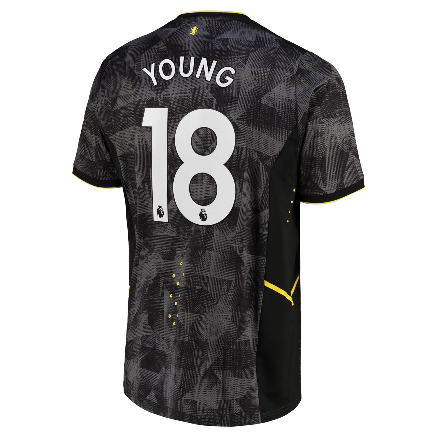 Premier League Ast. Villa Third Pro Jersey Shirt 2022-23 player Ashley Young 18 printing for Men