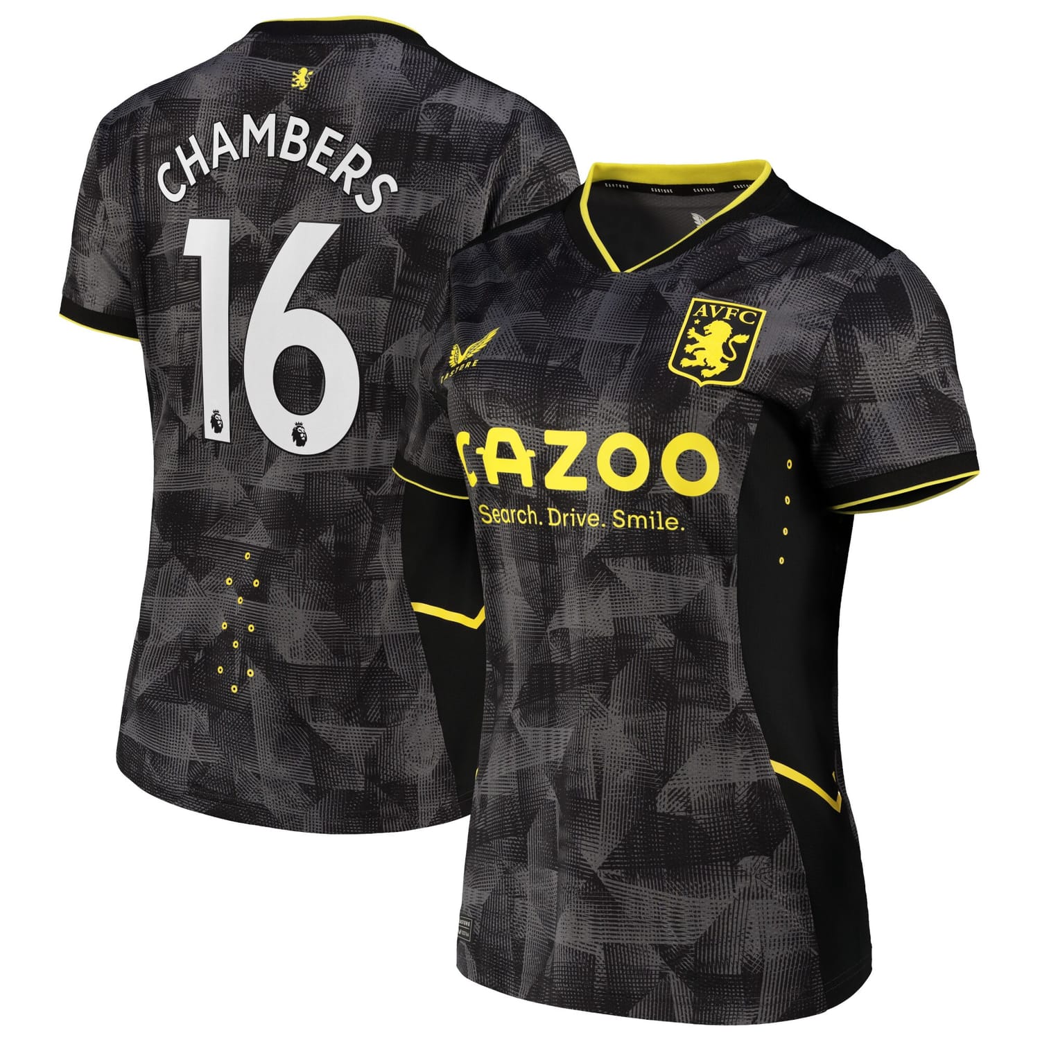 Premier League Ast. Villa Third Pro Jersey Shirt 2022-23 player Calum Chambers 16 printing for Women
