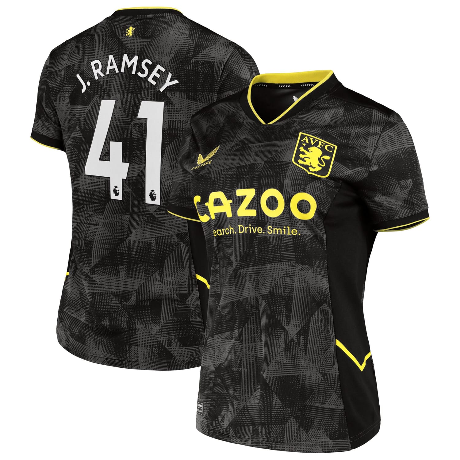Premier League Ast. Villa Third Jersey Shirt 2022-23 player Jacob Ramsey 41 printing for Women