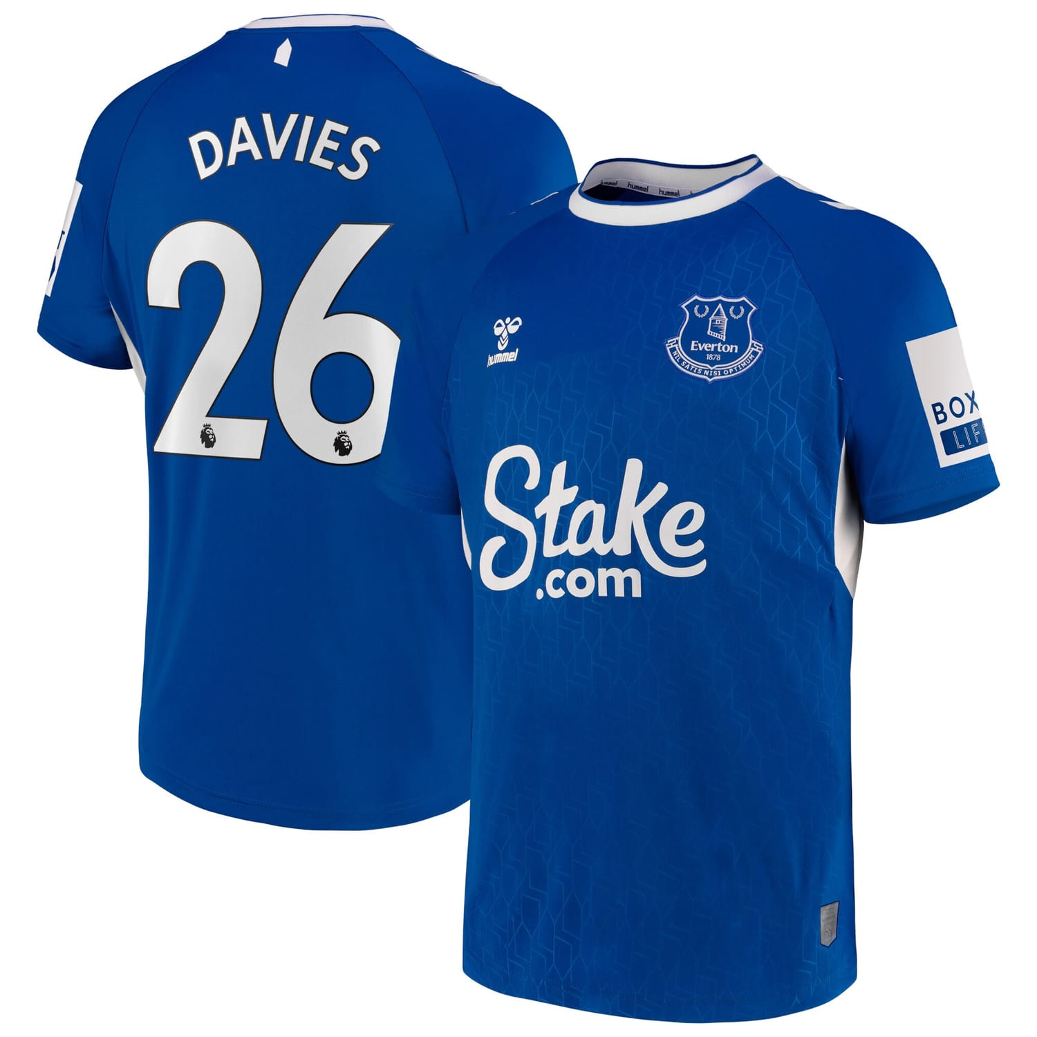 Premier League Everton Home Jersey Shirt 2022-23 player Tom Davies 26 printing for Men