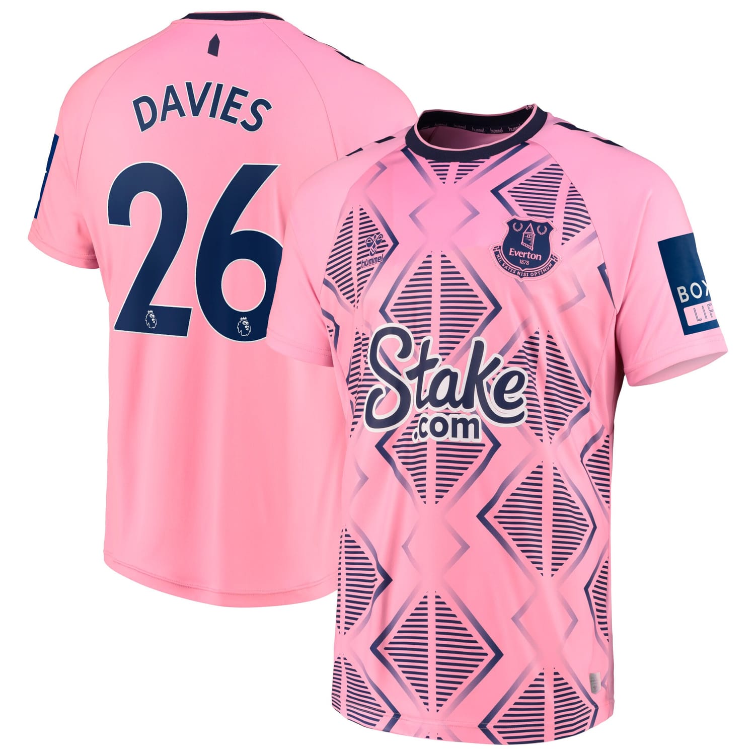 Premier League Everton Away Jersey Shirt 2022-23 player Tom Davies 26 printing for Men