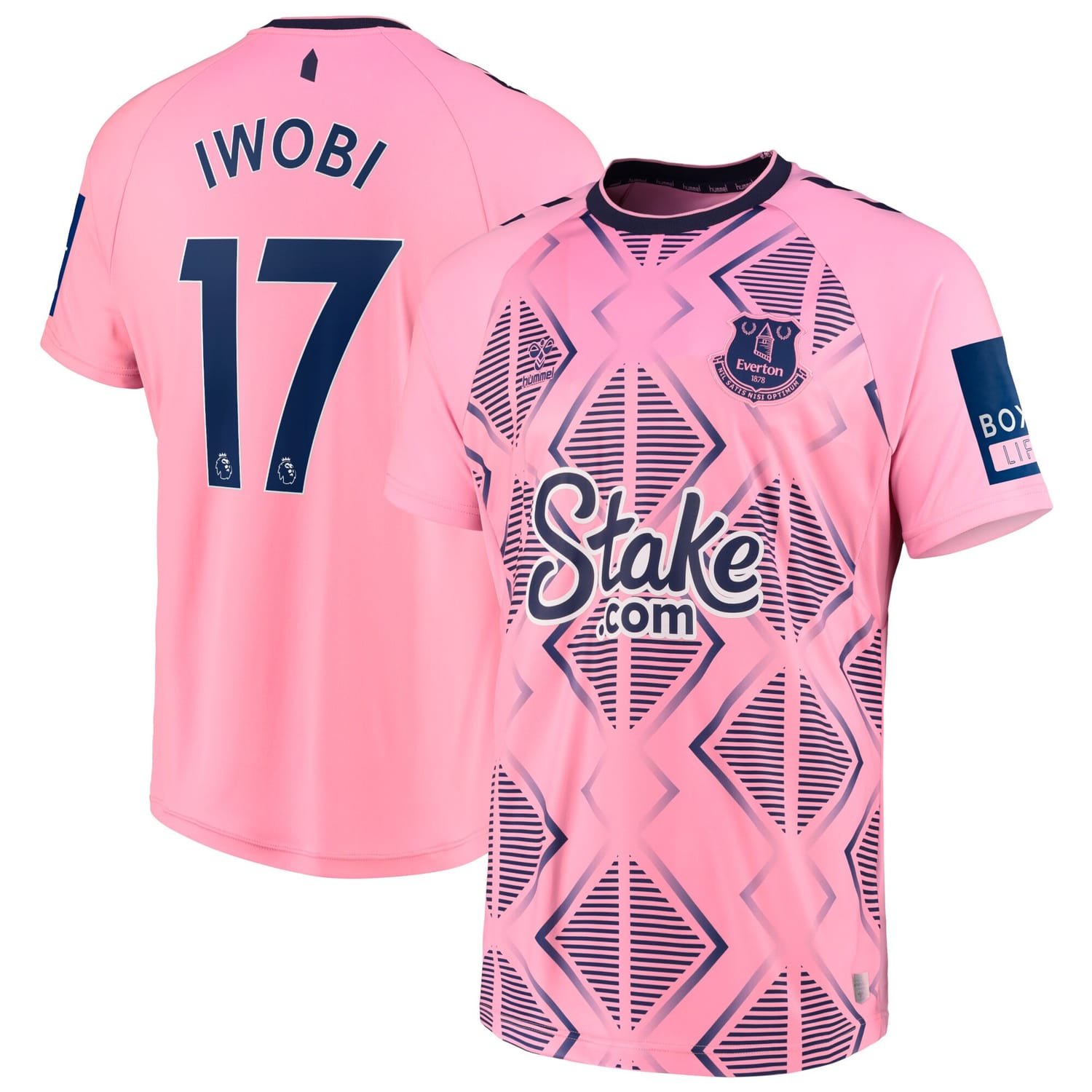Premier League Everton Away Jersey Shirt 2022-23 player Alex Iwobi 17 printing for Men