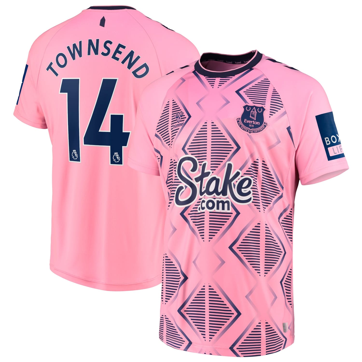 Premier League Everton Away Jersey Shirt 2022-23 player Andros Townsend 14 printing for Men