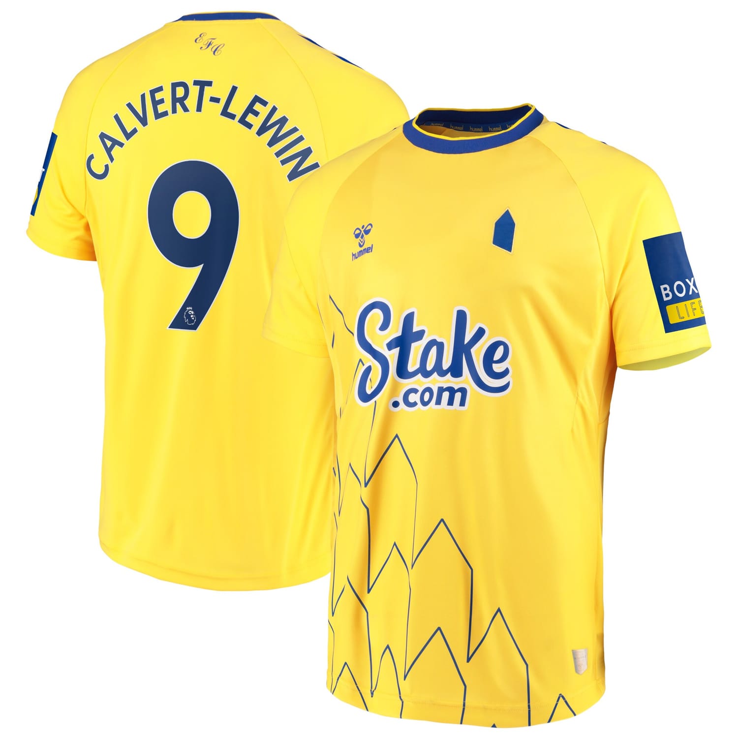 Premier League Everton Third Jersey Shirt 2022-23 player Dominic Calvert-Lewin 9 printing for Men