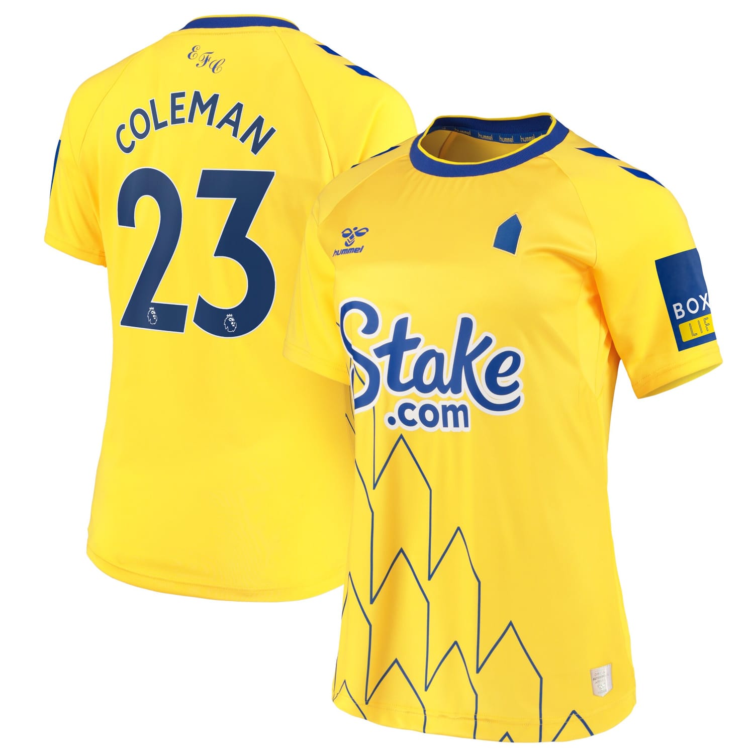 Premier League Everton Third Jersey Shirt 2022-23 player Seamus Coleman 23 printing for Women