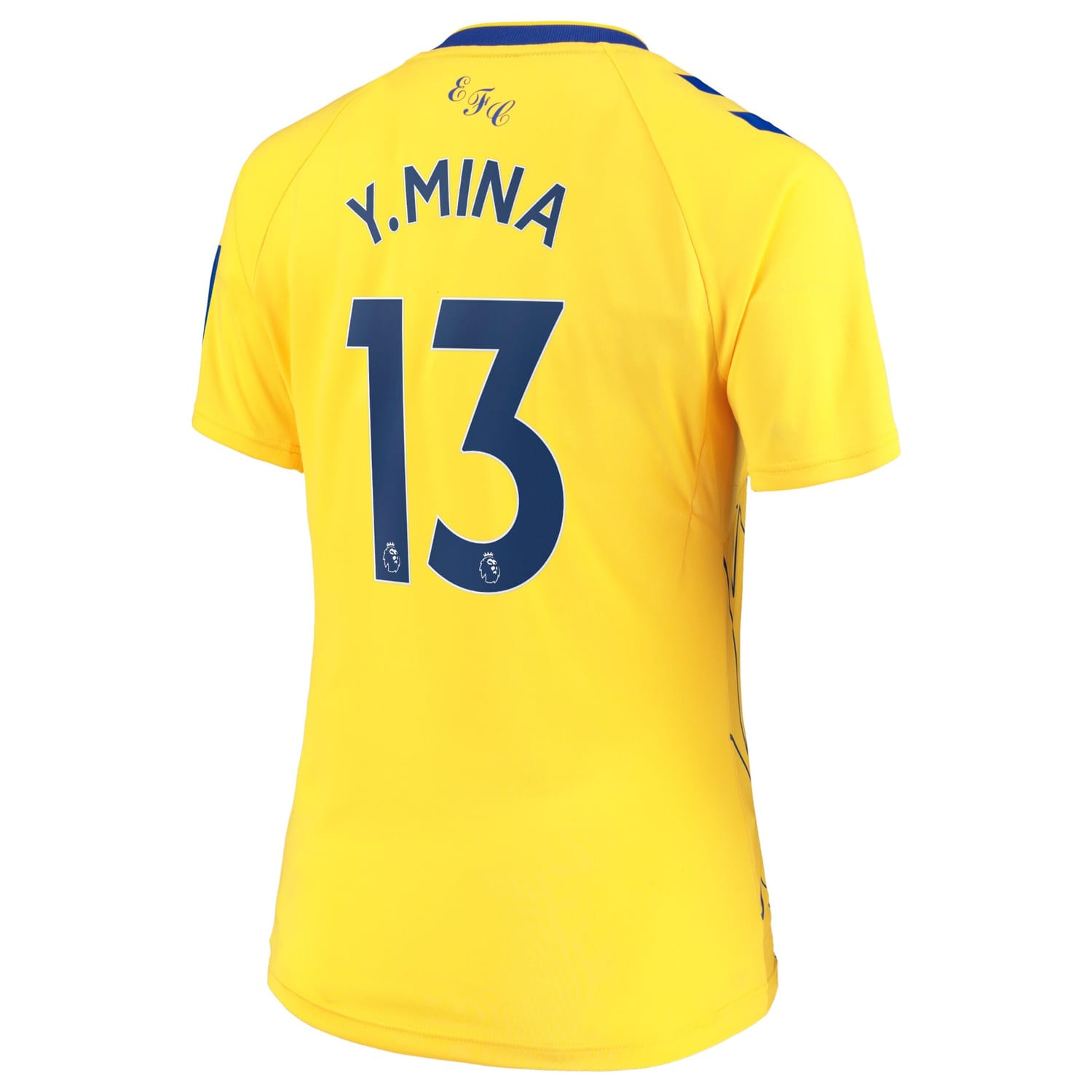Premier League Everton Third Jersey Shirt 2022-23 player Yerry Mina 13 printing for Women
