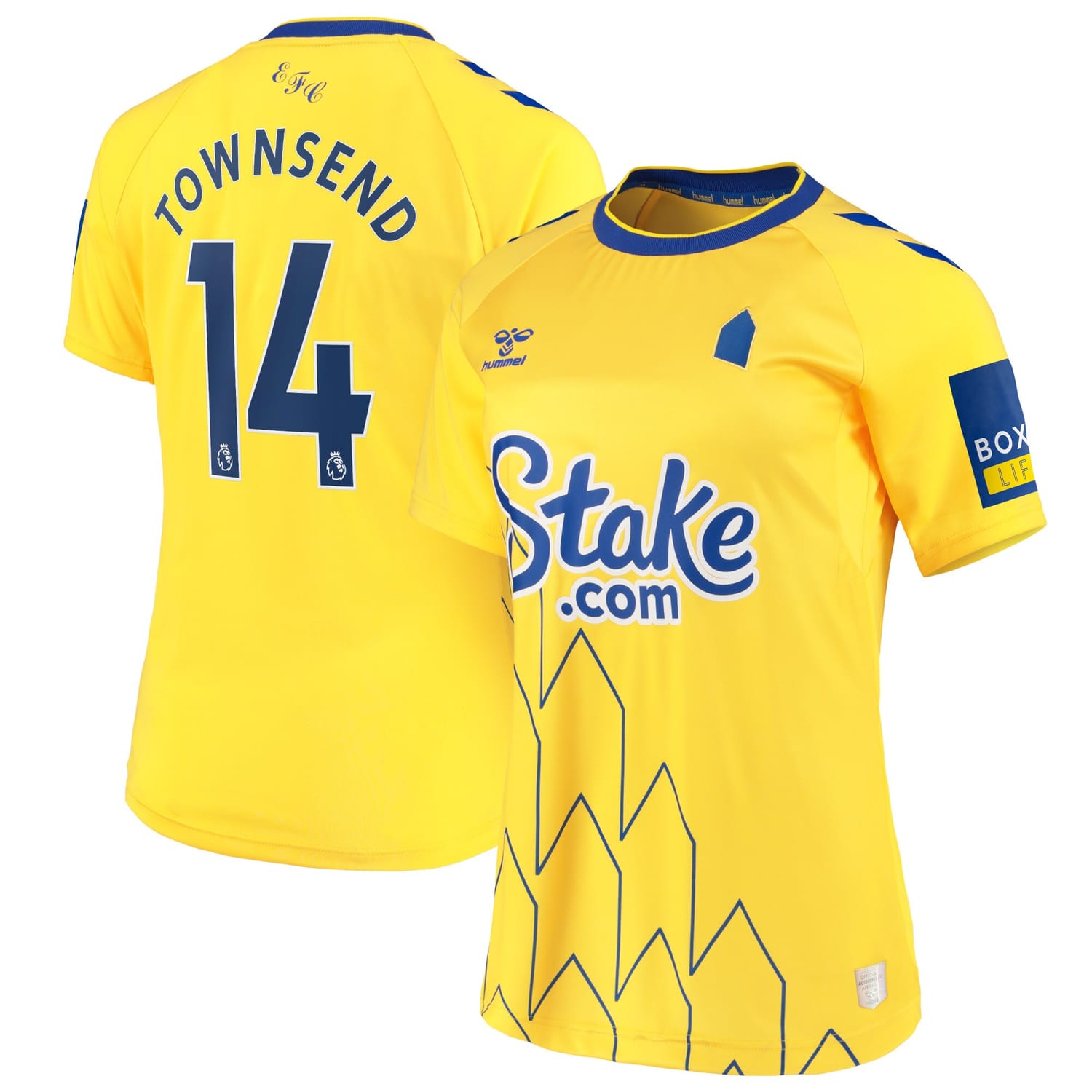 Premier League Everton Third Jersey Shirt 2022-23 player Andros Townsend 14 printing for Women