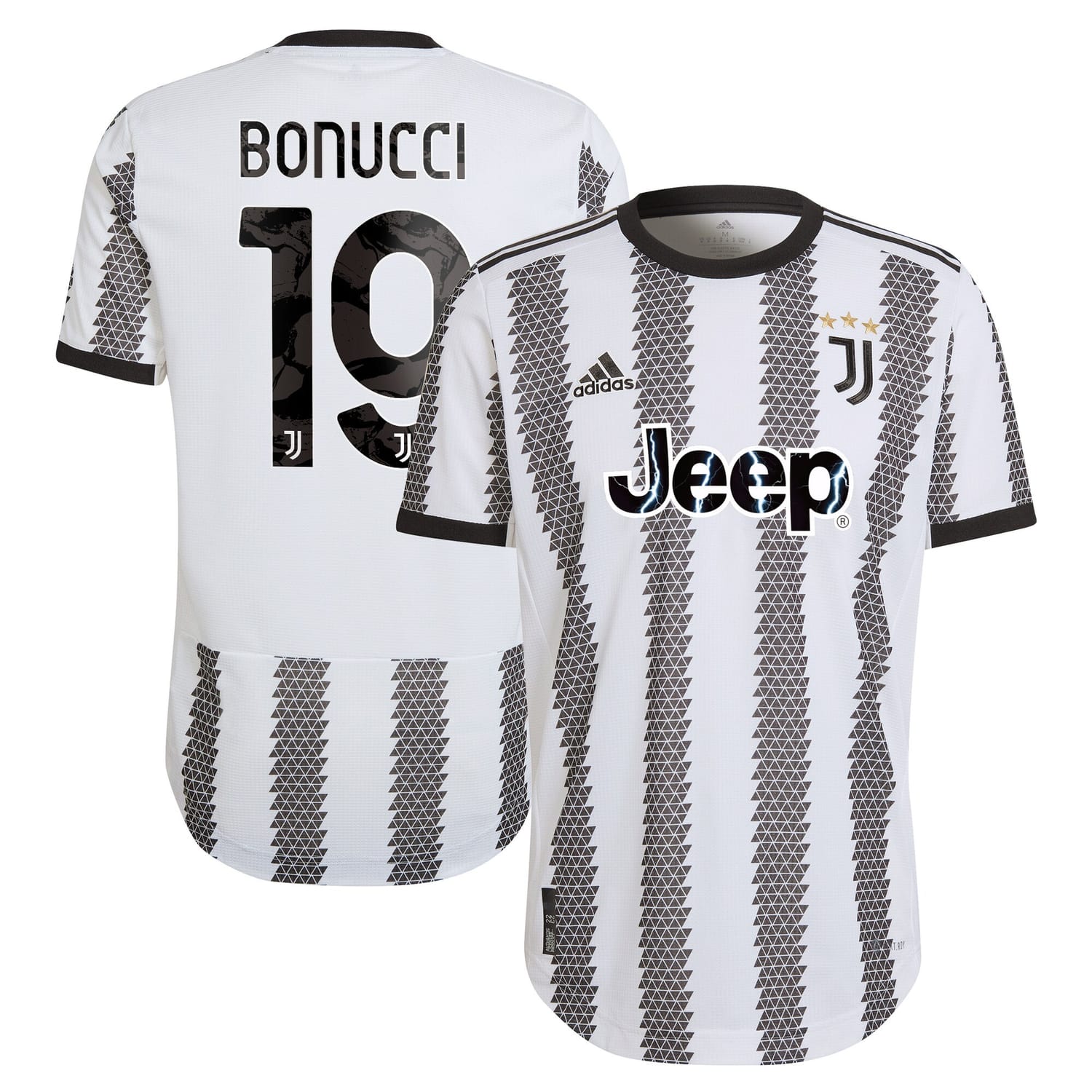 Serie A Juventus Home Authentic Jersey Shirt 2022-23 player Leonardo Bonucci 19 printing for Men