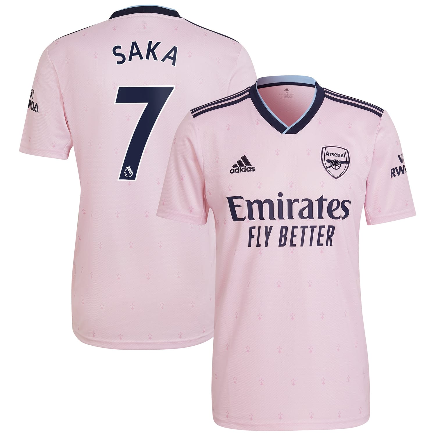 Premier League Arsenal Third Jersey Shirt 2022-23 player Bukayo Saka 7 printing for Men