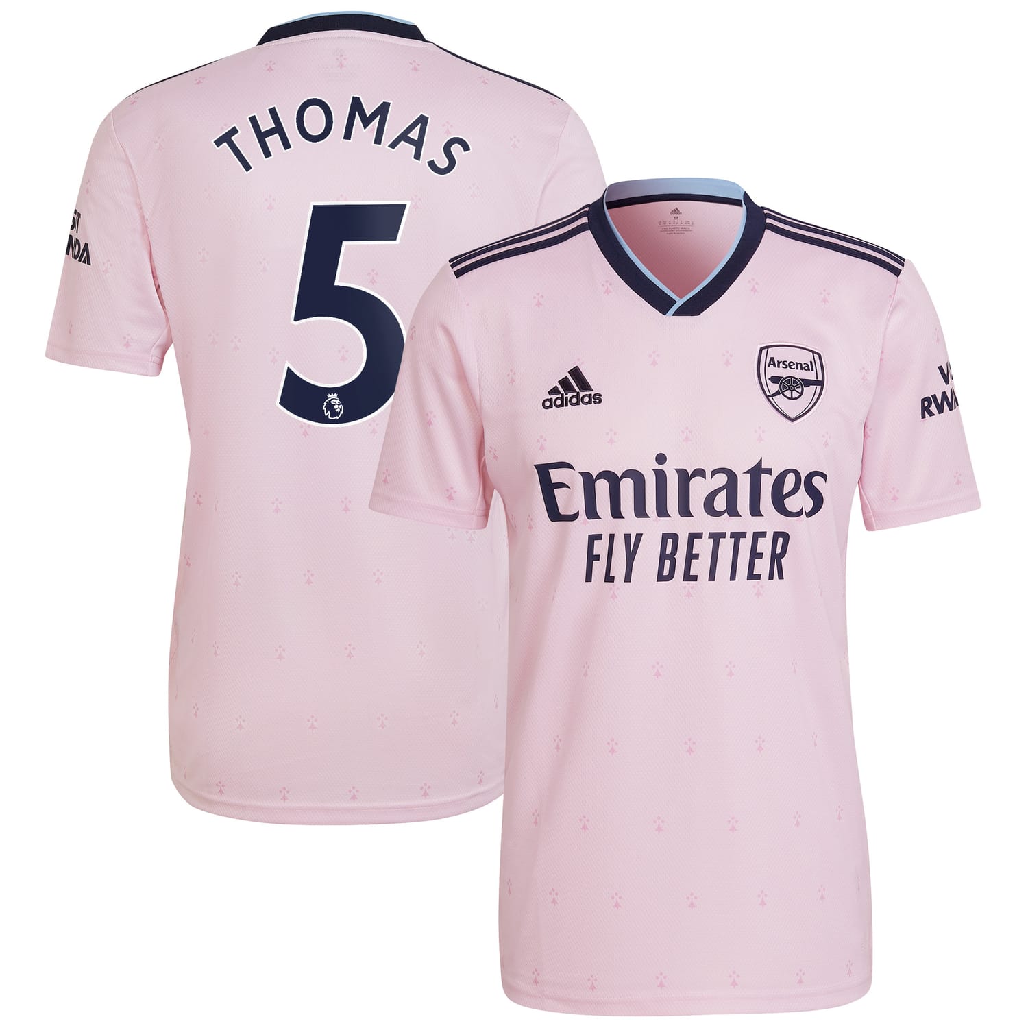 Premier League Arsenal Third Jersey Shirt 2022-23 player Thomas Partey 5 printing for Men