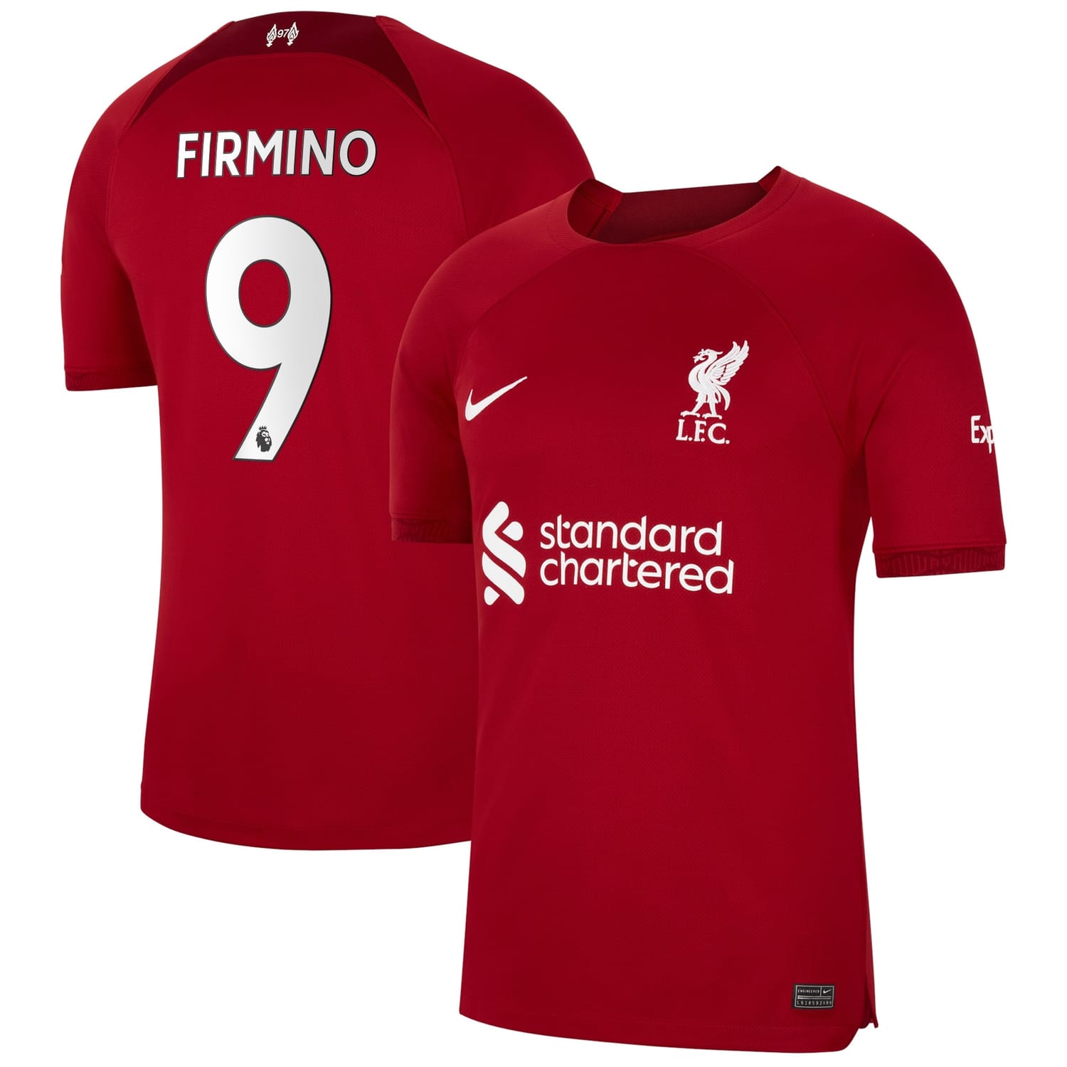 Premier League Liverpool Home Jersey Shirt 2022-23 player Roberto Firmino 9 printing for Men