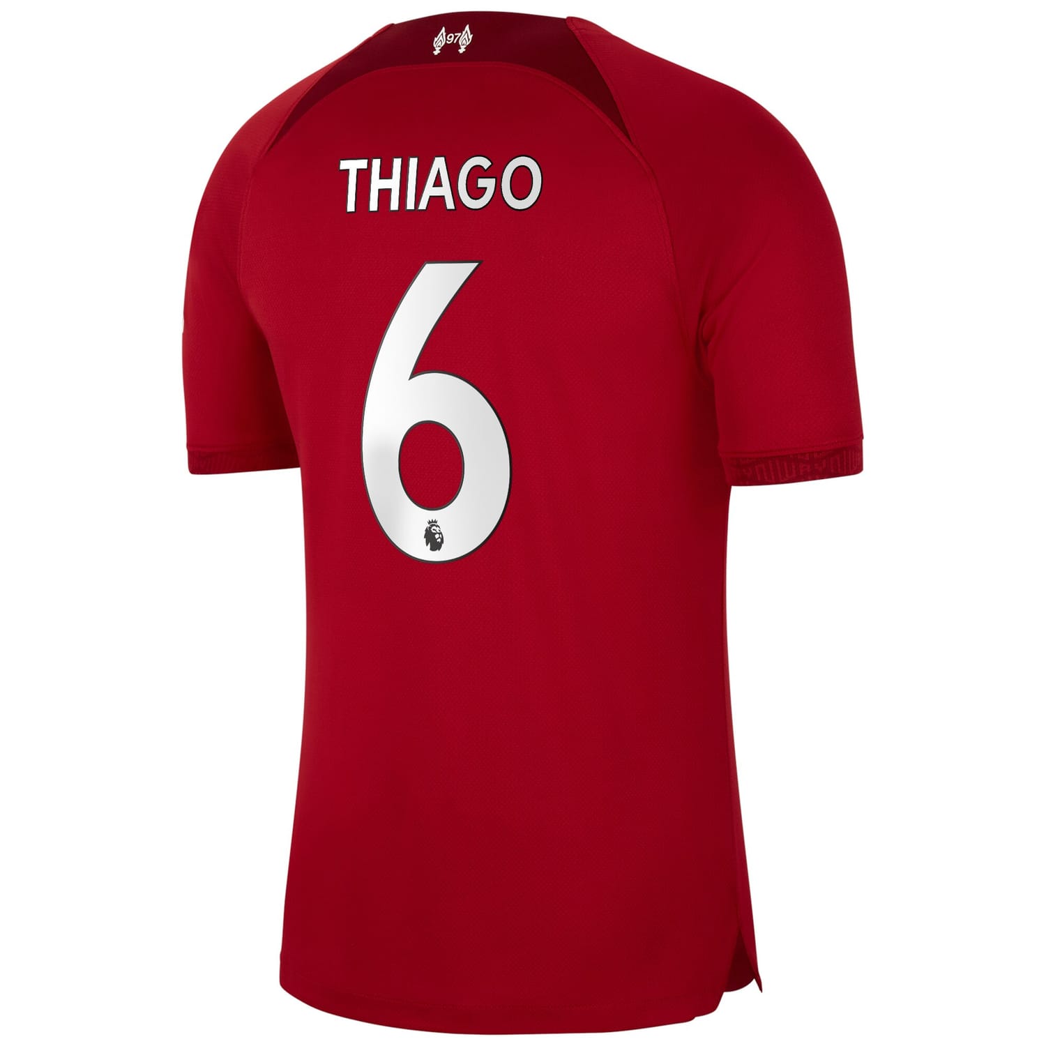 Premier League Liverpool Home Jersey Shirt 2022-23 player Thiago 6 printing for Men