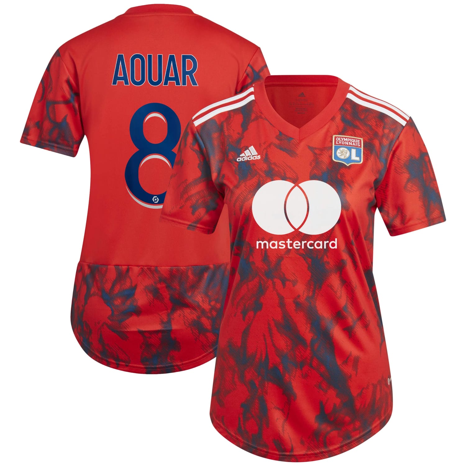 Ligue 1 Olympique Lyonnais Away Jersey Shirt 2022-23 player Aouar 8 printing for Women