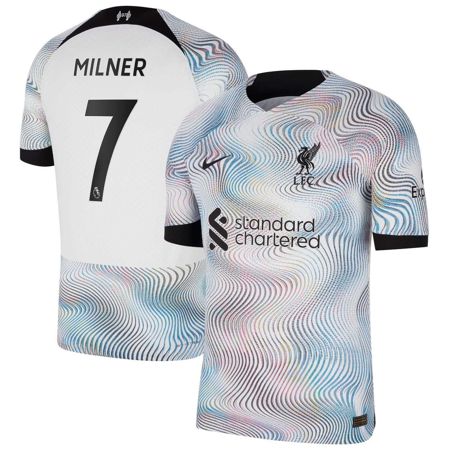 Premier League Liverpool Away Authentic Jersey Shirt 2022-23 player Milner 7 printing for Men