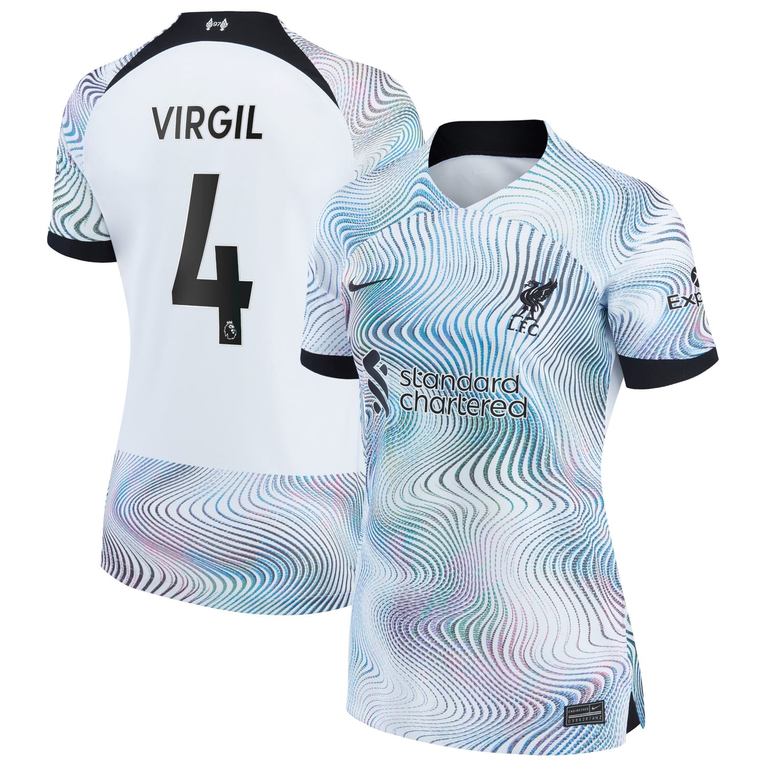 Premier League Liverpool Away Jersey Shirt 2022-23 player Virgil Van Dijk 4 printing for Women