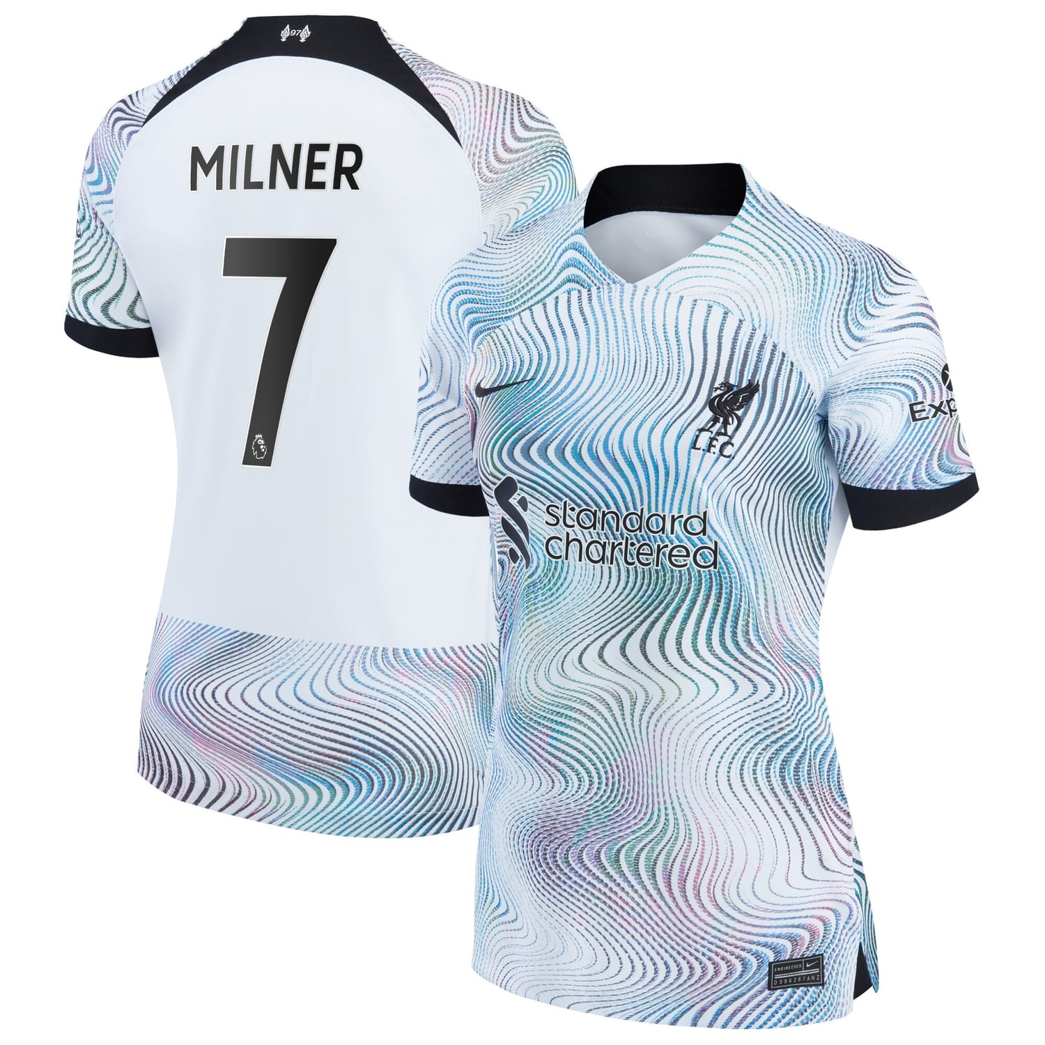 Premier League Liverpool Away Jersey Shirt 2022-23 player Milner 7 printing for Women