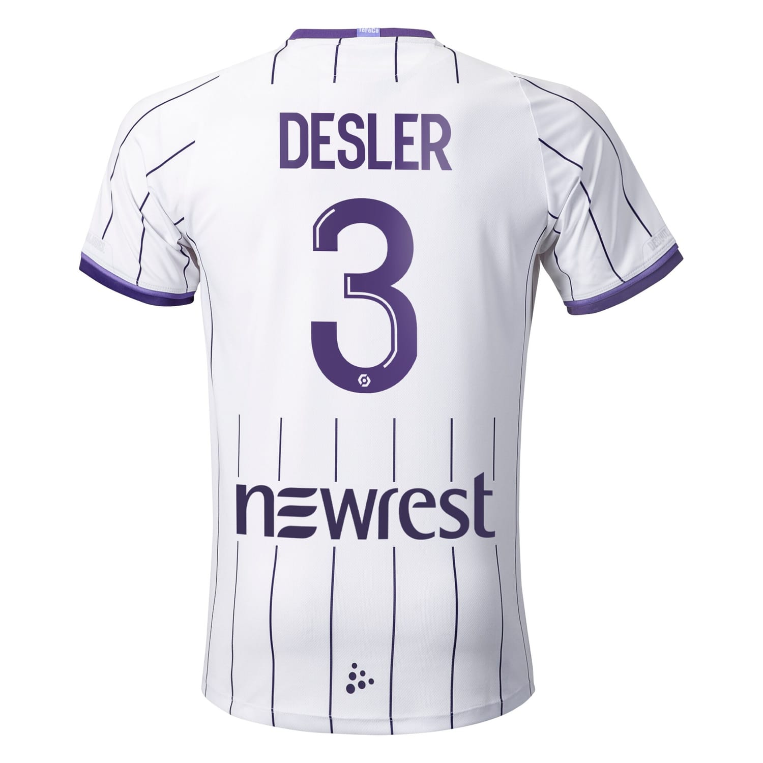 Ligue 1 Toulouse Home Pro Jersey Shirt 2022-23 player Mikkel Desler 3 printing for Men