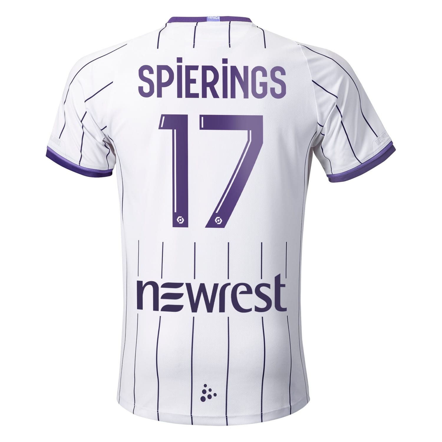 Ligue 1 Toulouse Home Pro Jersey Shirt 2022-23 player Stijn Spierings 17 printing for Men